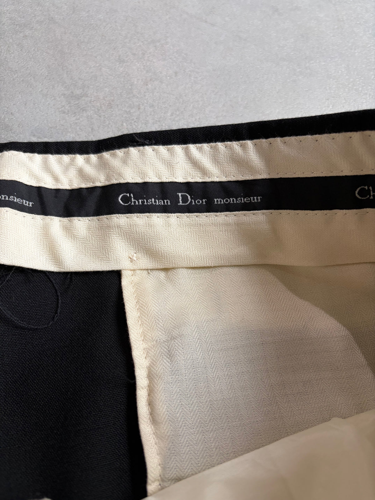 80's Christian Dior wool slacks