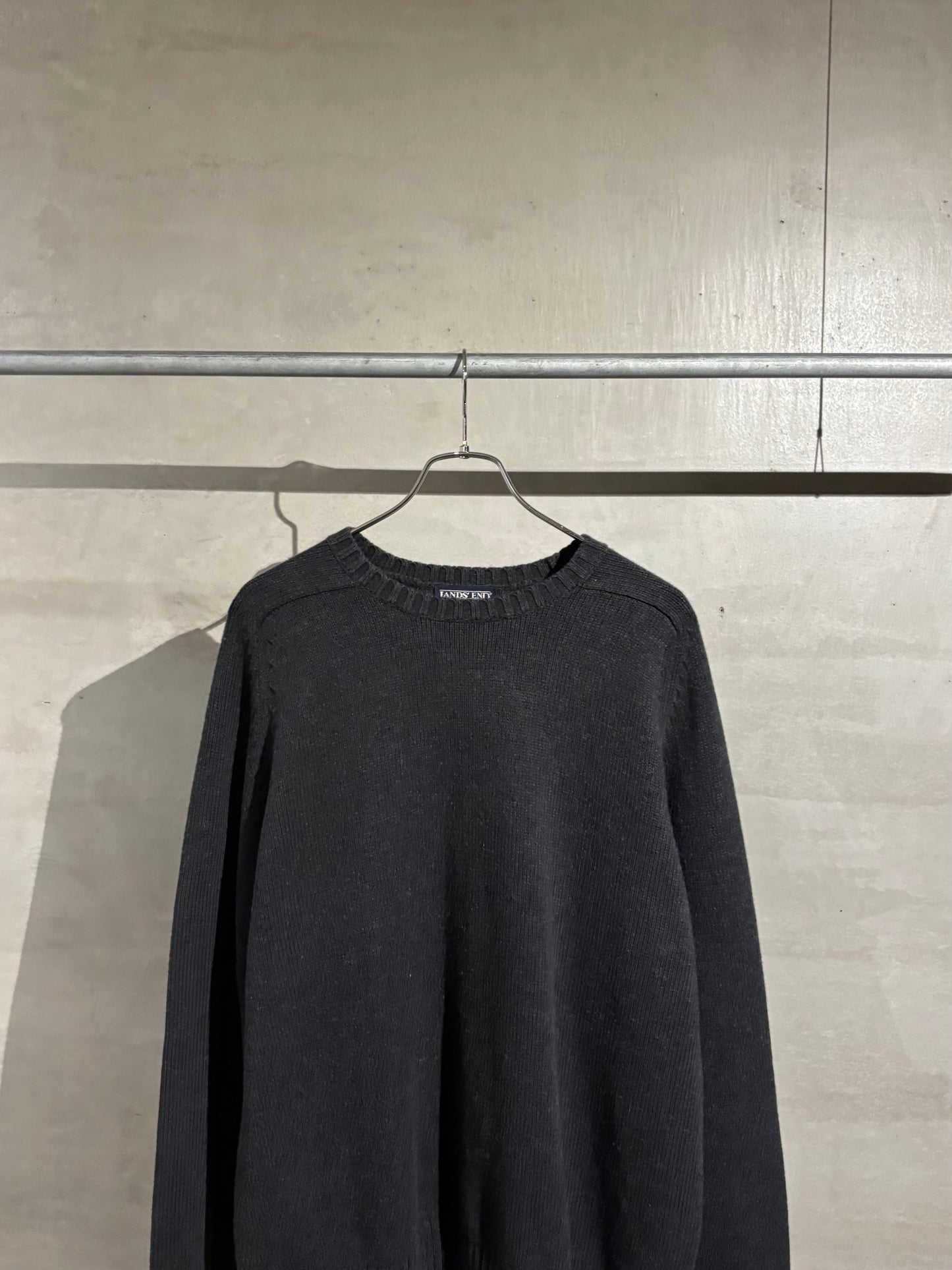 00's LANDS' END cotton knit sweater