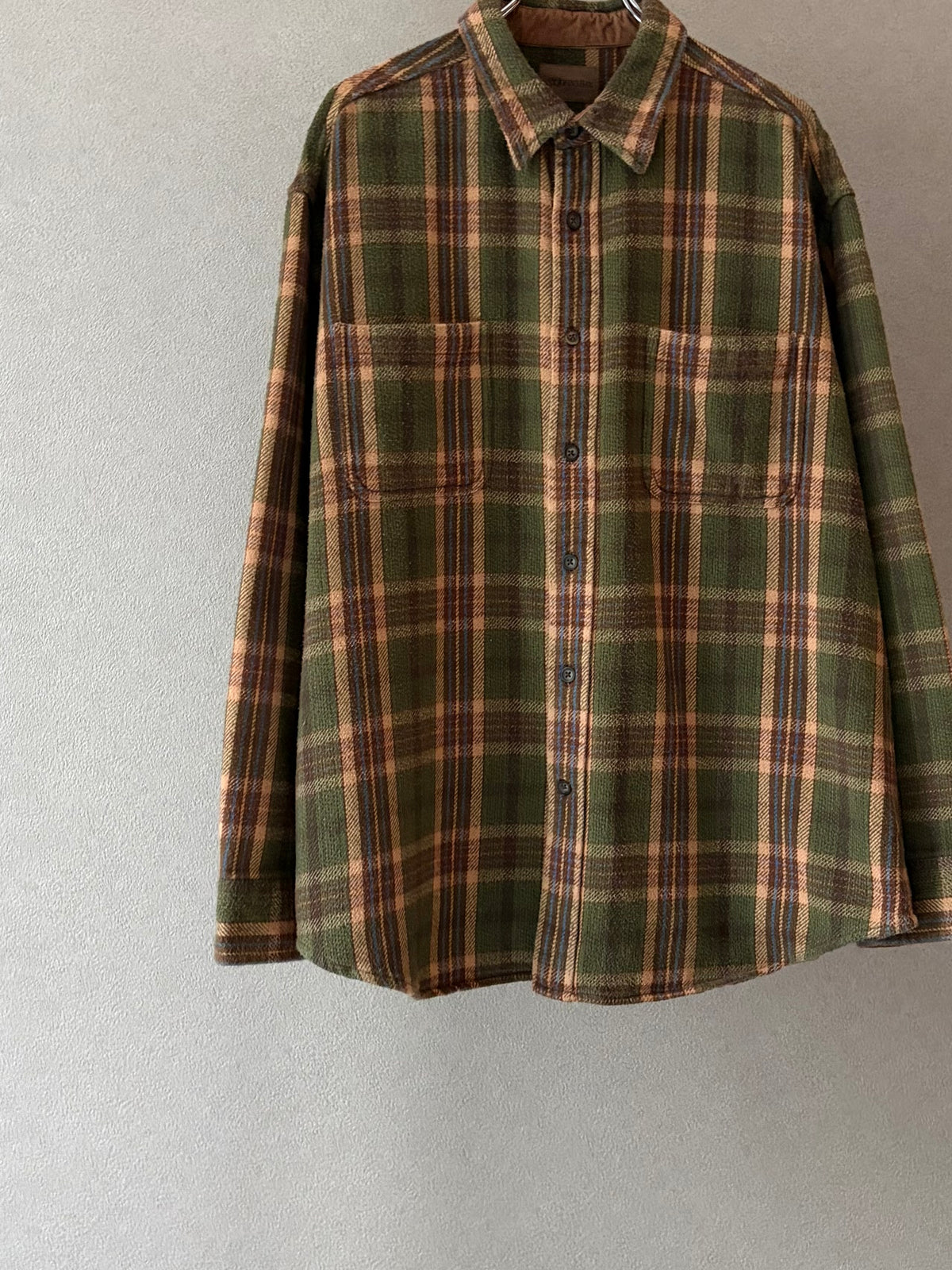 00's ST.JOHN'S BAY flannel shirt