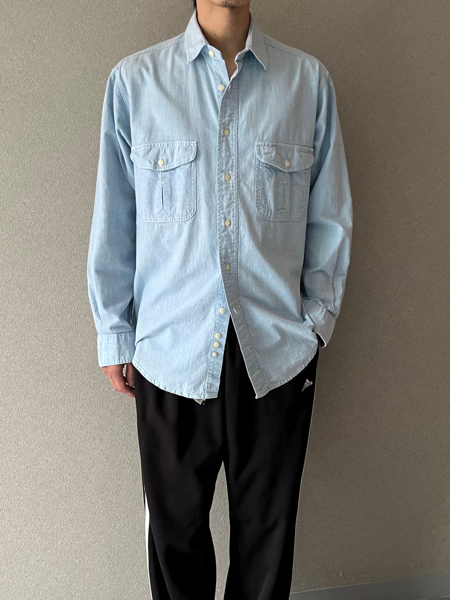 80's Eddie Bauer chambray shirt