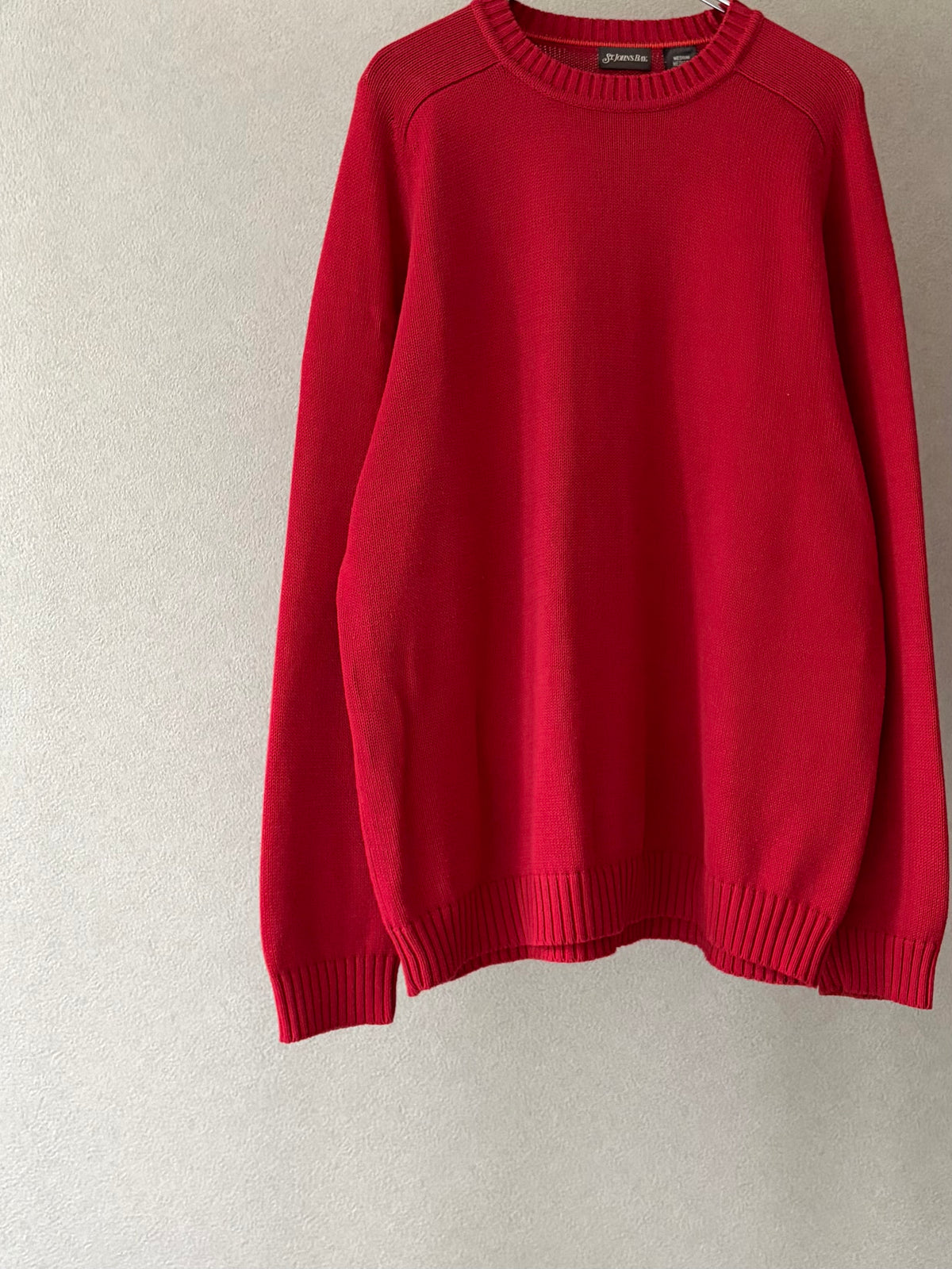00's ST.JOHN'S BAY cotton knit sweater
