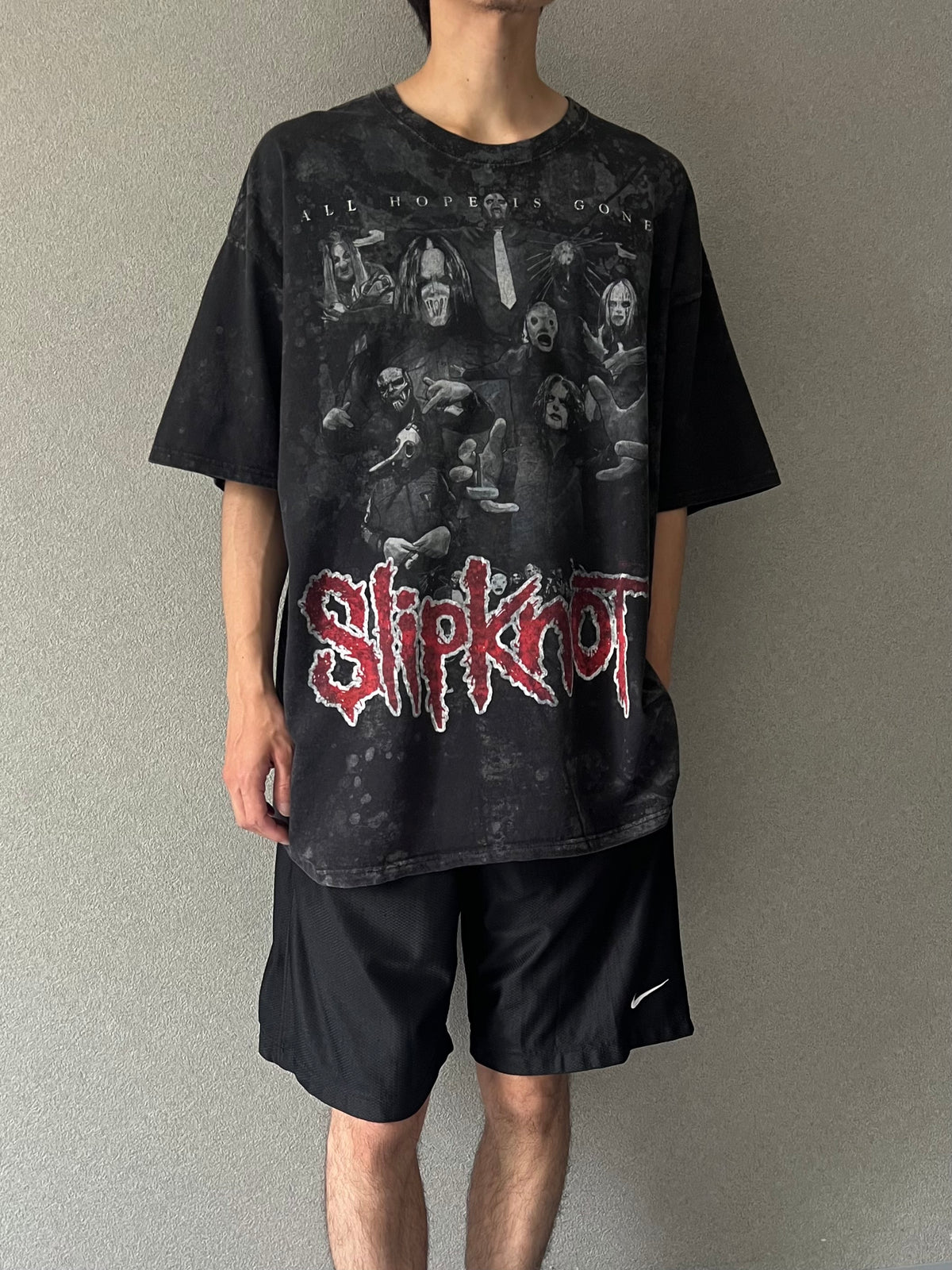 10's Slipknot allover print t-shirt