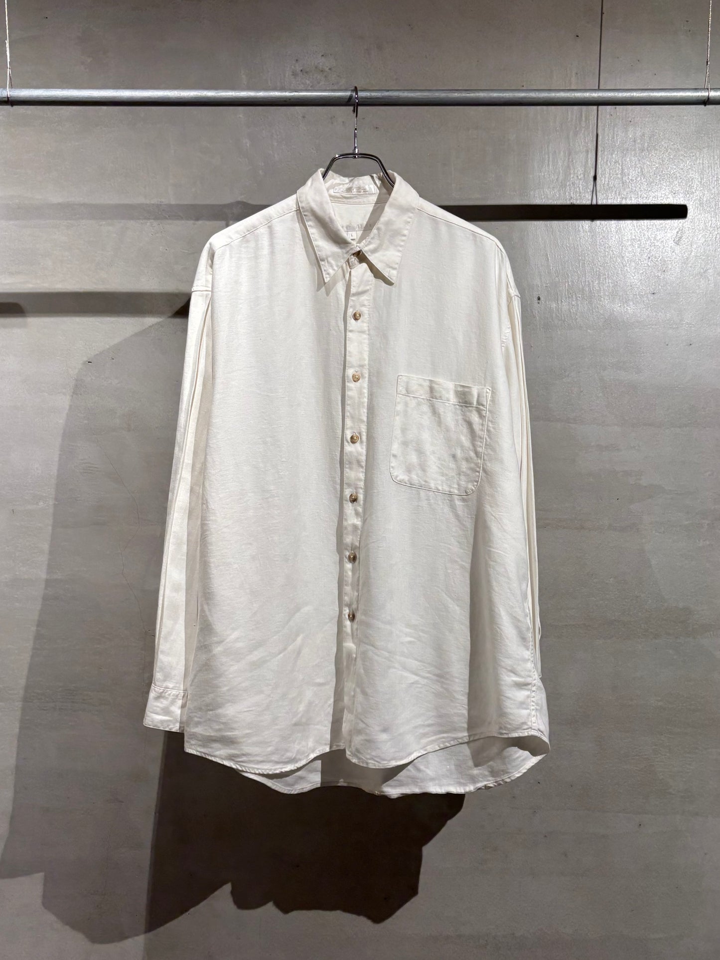 90's PERRY ELLIS linen shirt