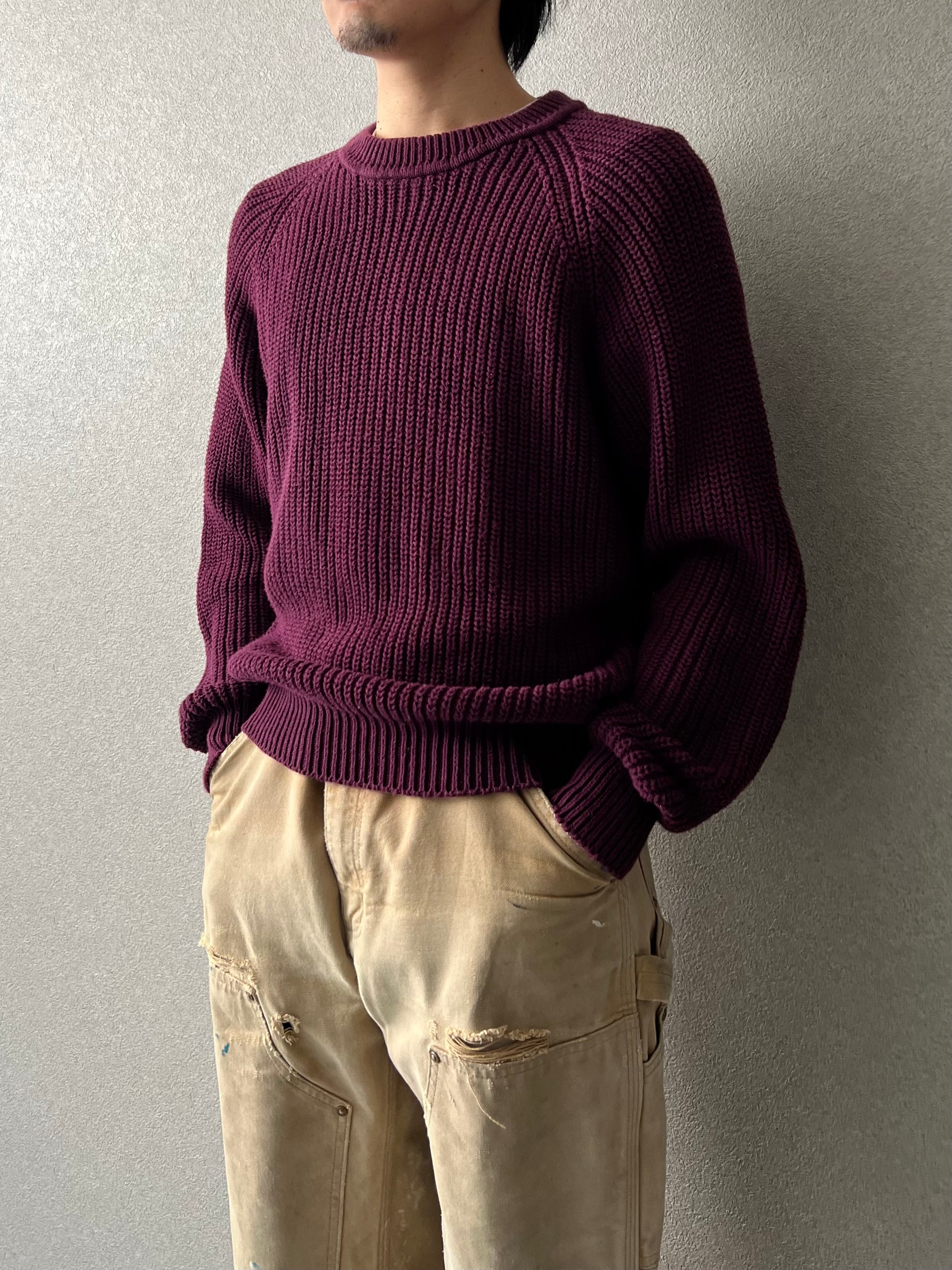 トップス 80's eddie bauer cotton knit 80's Eddie Bauer cotton knit sweater – day by day