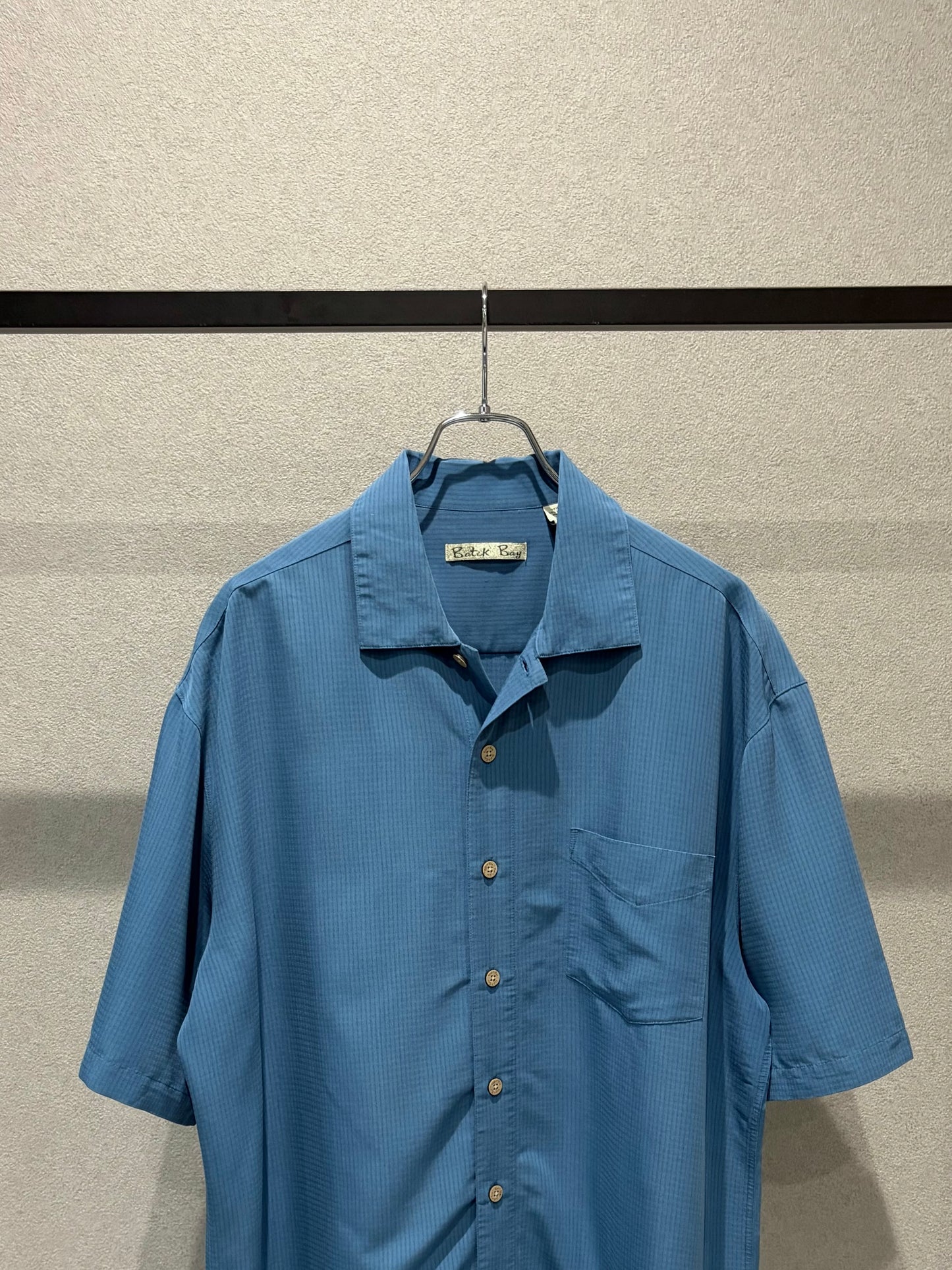 00's Batik Bay open collar shirt