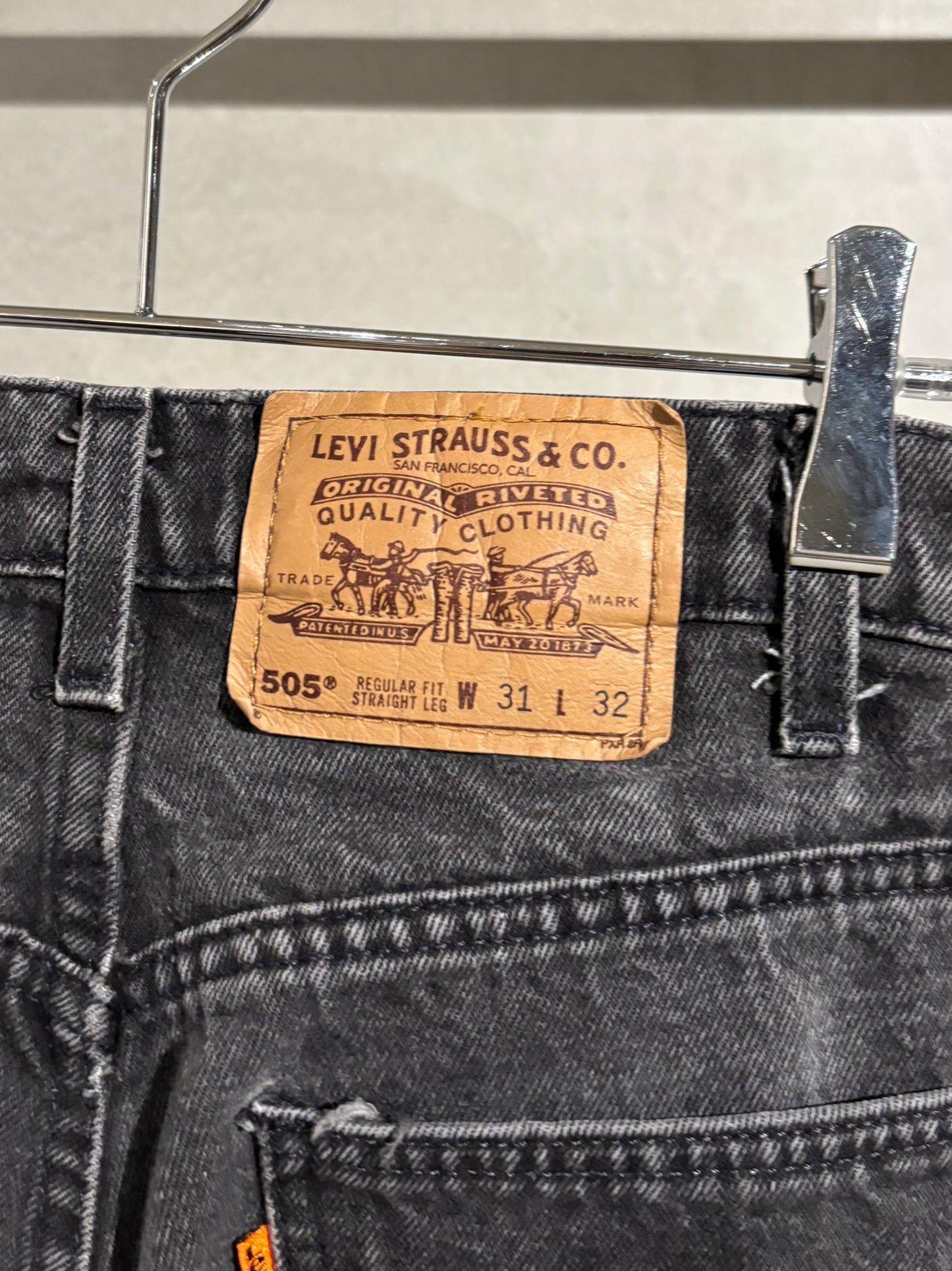 90's Levi's 505 denim pants "Made in USA"