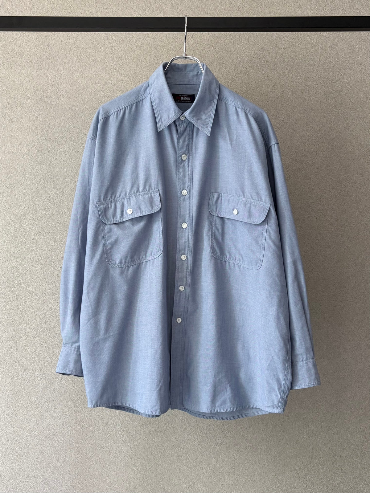 90's FIVE BROTHER chambray shirt