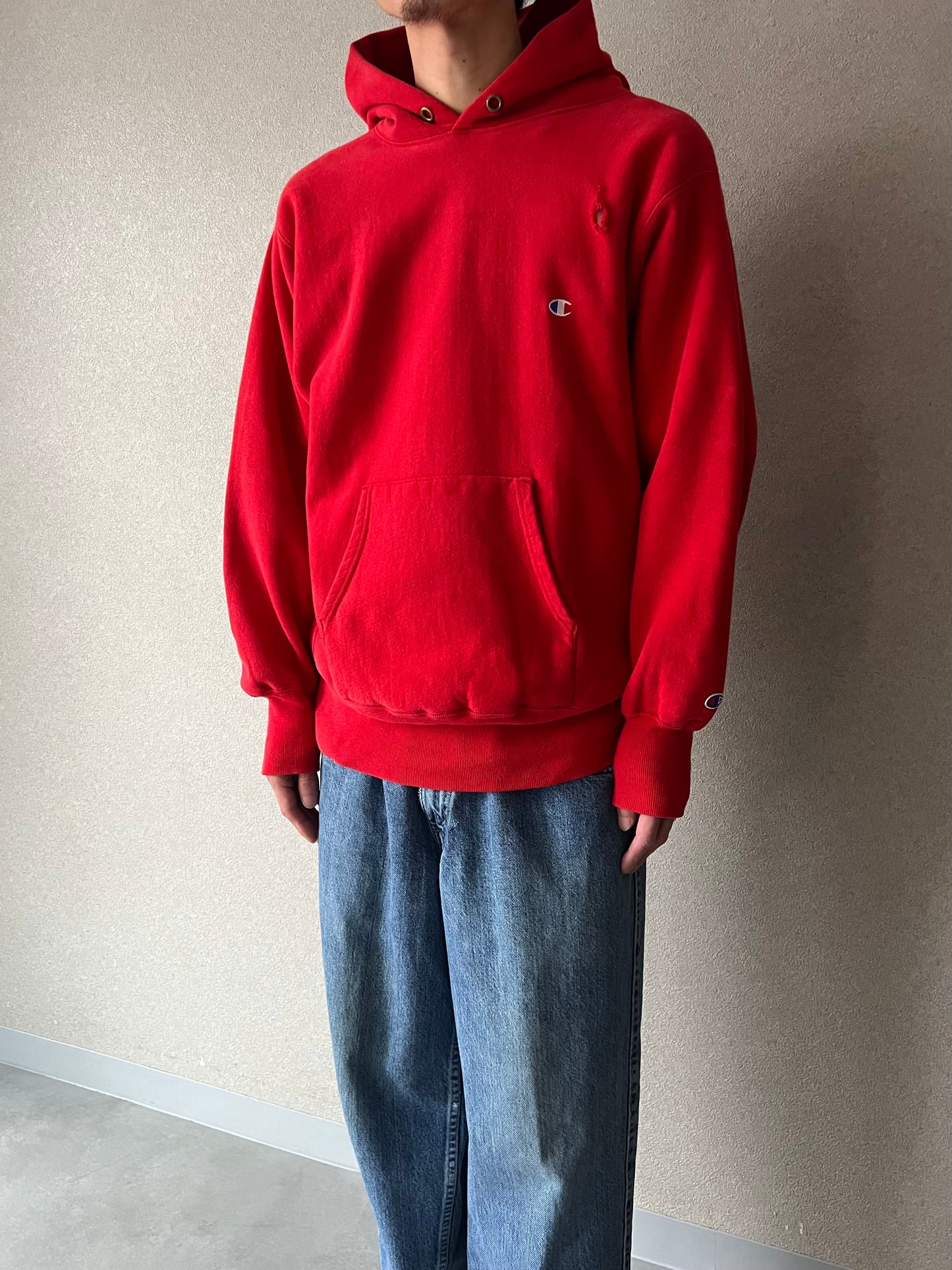 90's Champion REVERSE WEAVE hoodie "MADE in USA"