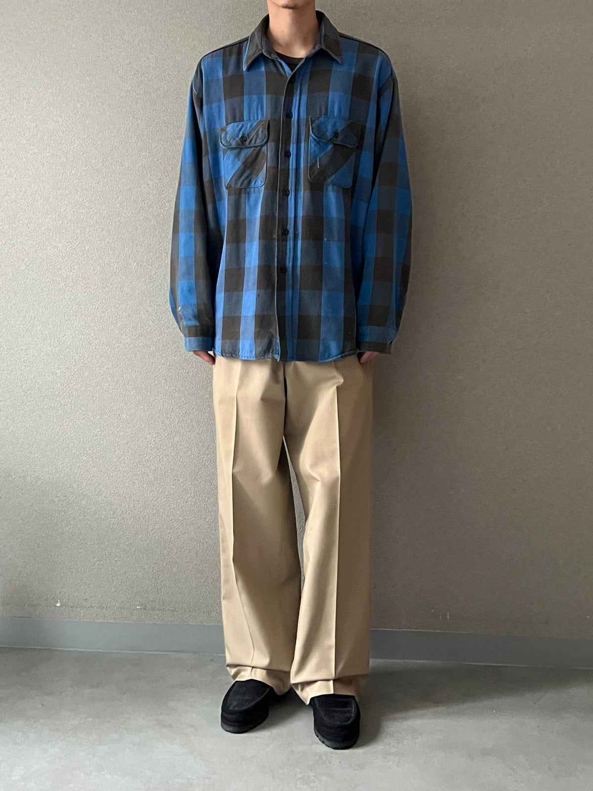 80's FIVE BROTHER flannel shirt “Made in USA”