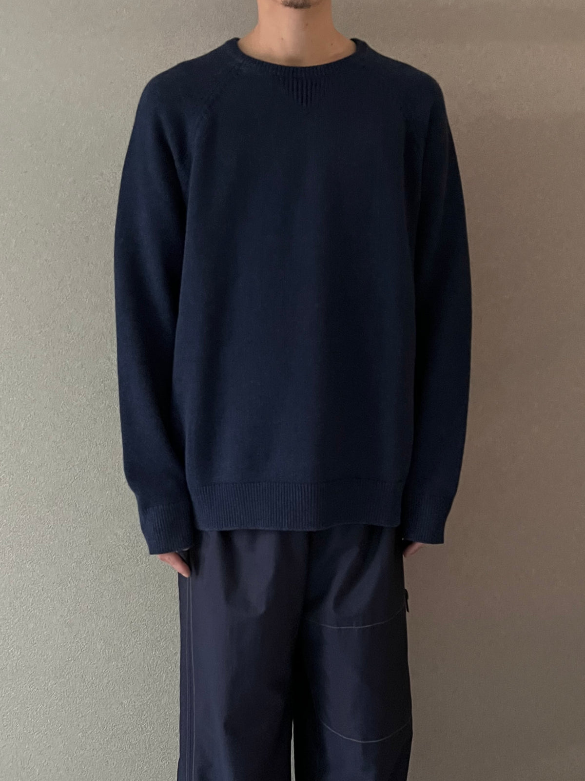 00's L.L.Bean cashmere blend cotton knit sweater