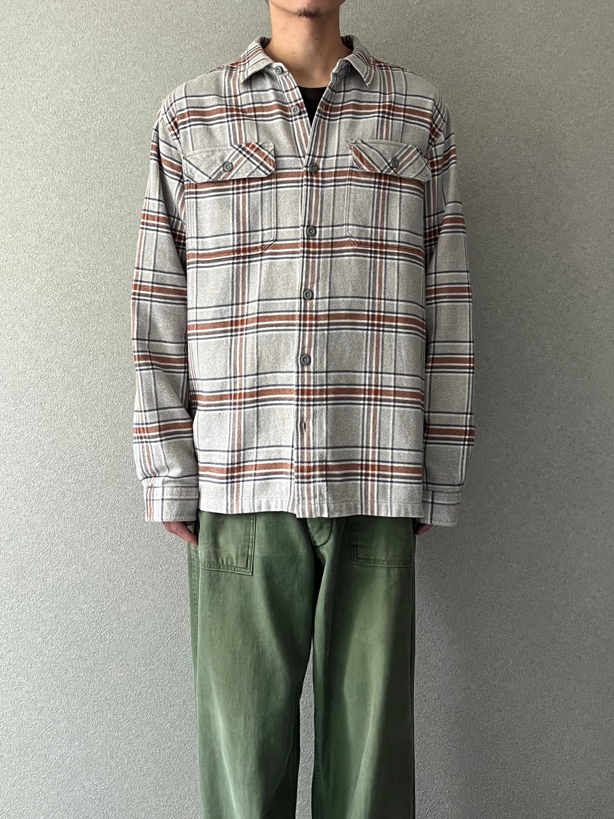 00's patagonia flannel shirt