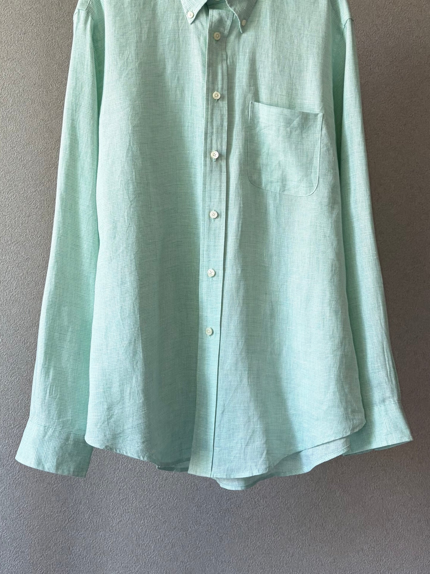 00's Brooks Brothers linen BD shirt