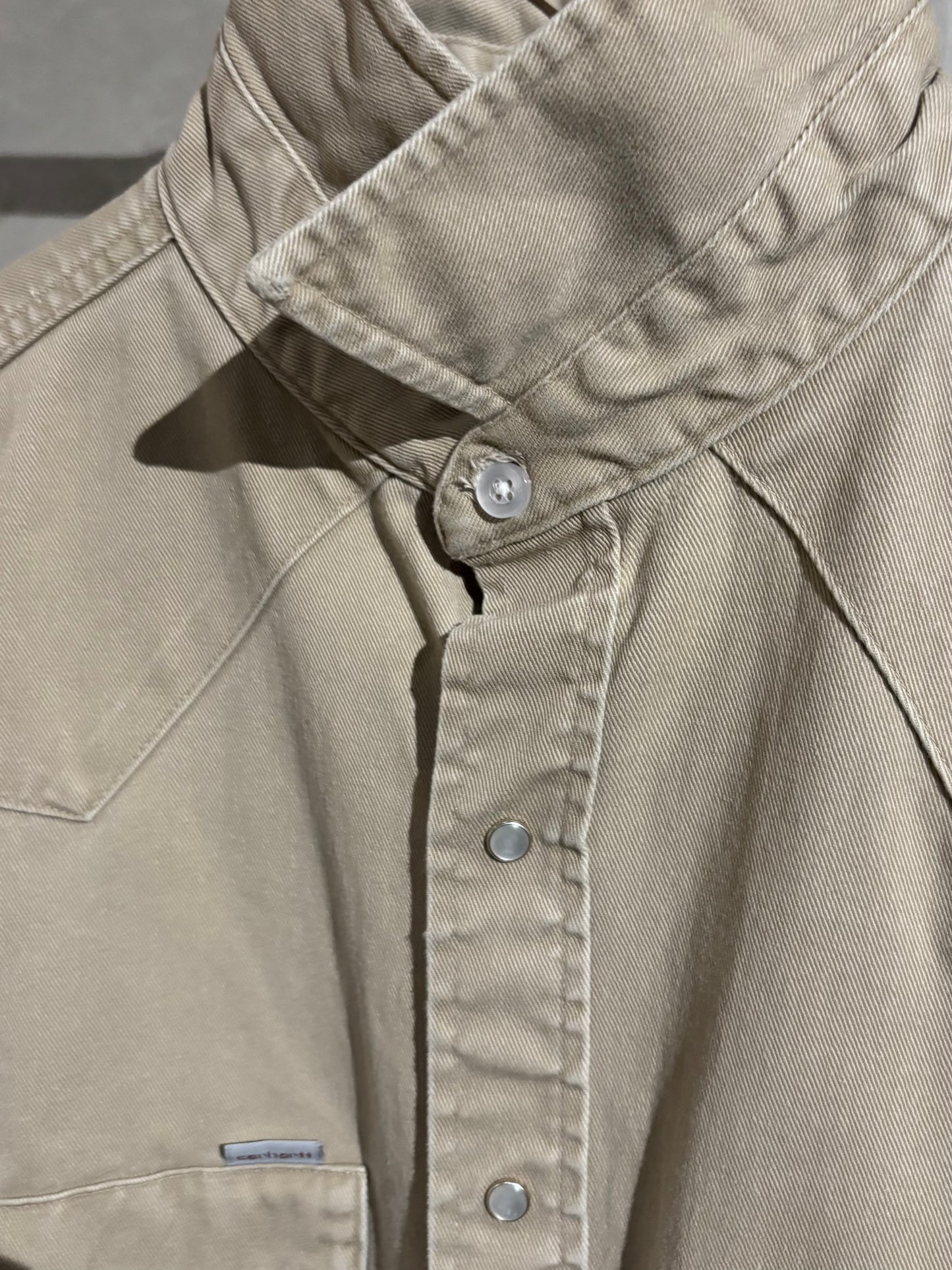 80's carhartt western work shirt