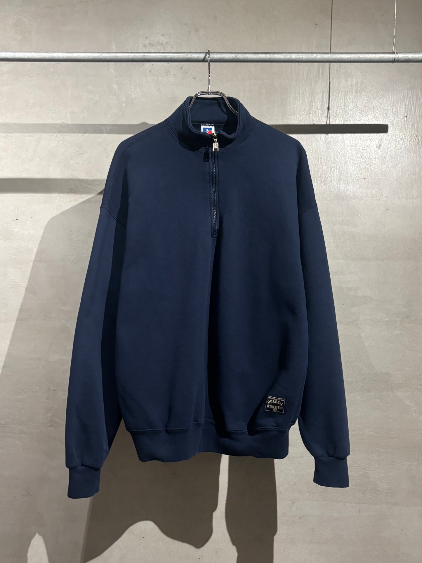 90's RUSSELL half zip sweater “Made in USA”