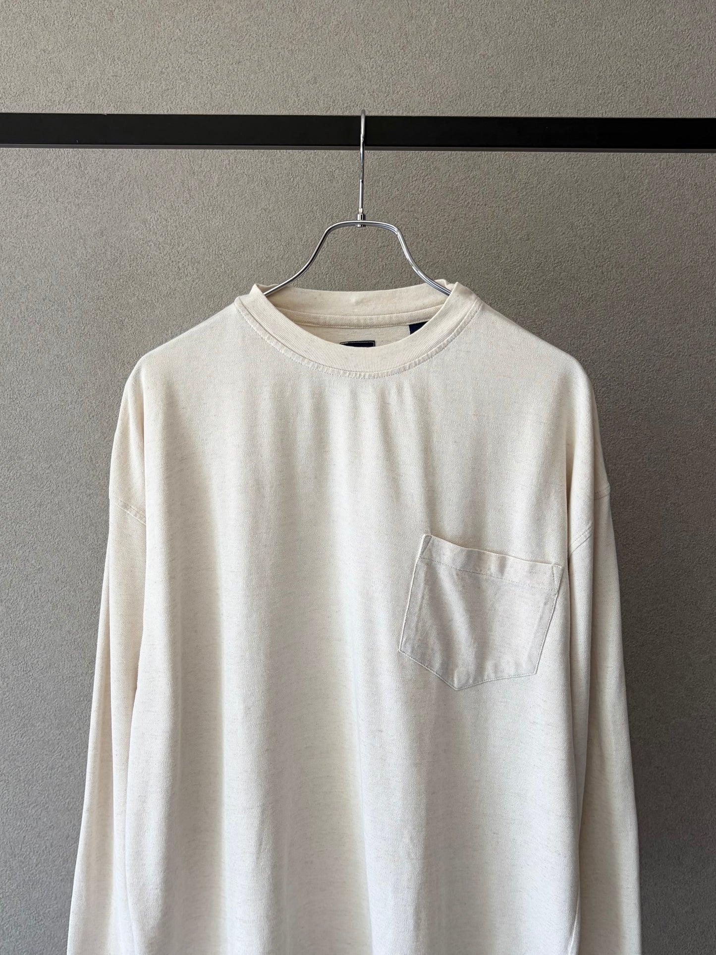 90's〜 GAP L/S linen blend t-shirt