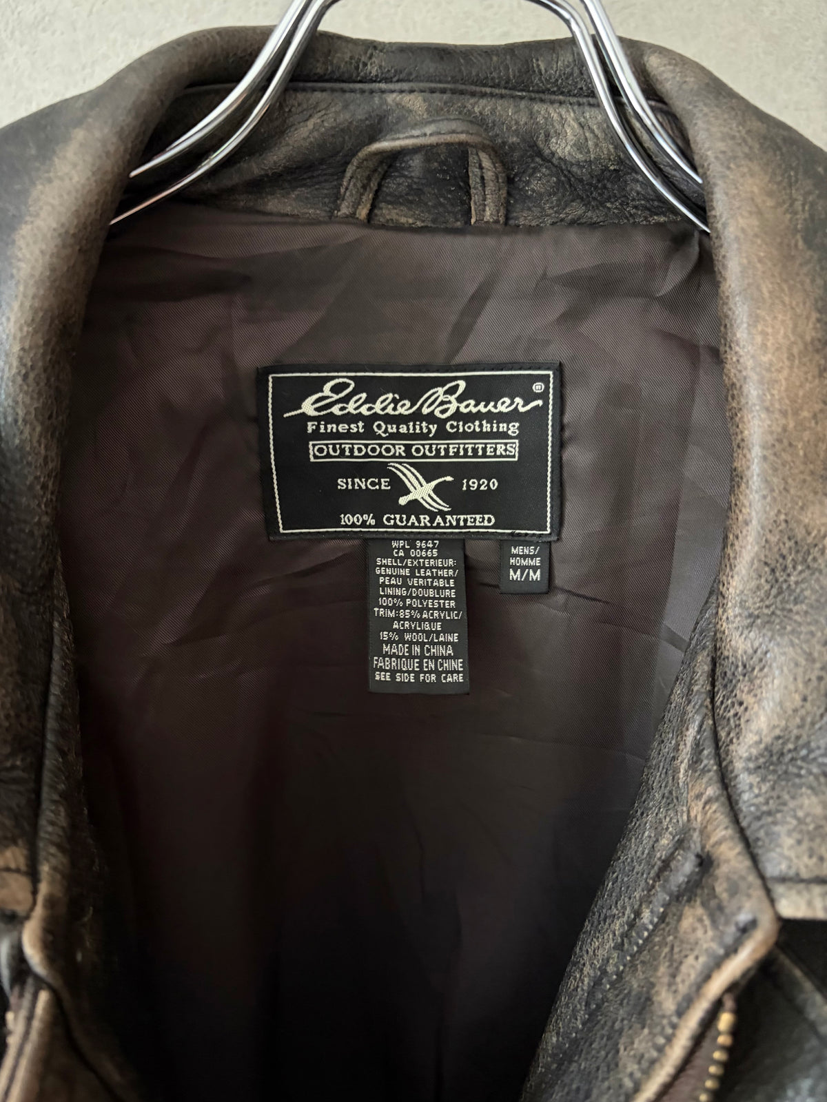 00's Eddie Bauer leather jacket