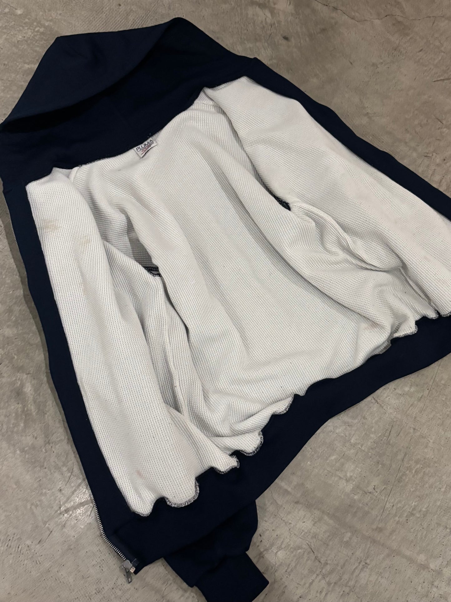 90's PLUMA zip up sweat hoodie
