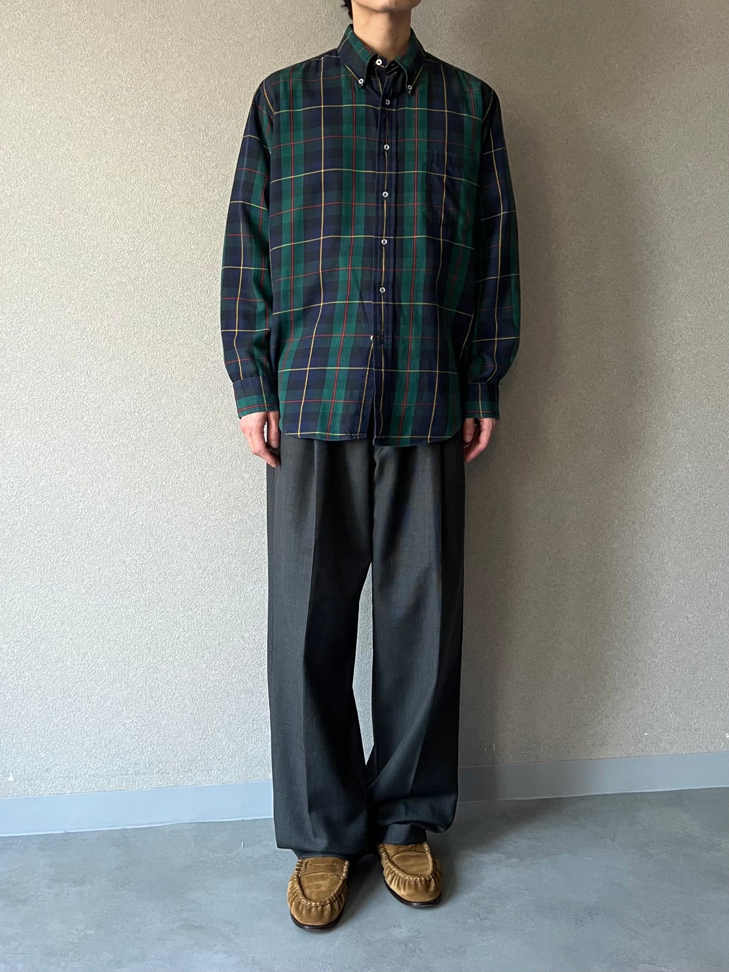 80's Brooks Brothers flannel shirt "Made in USA"