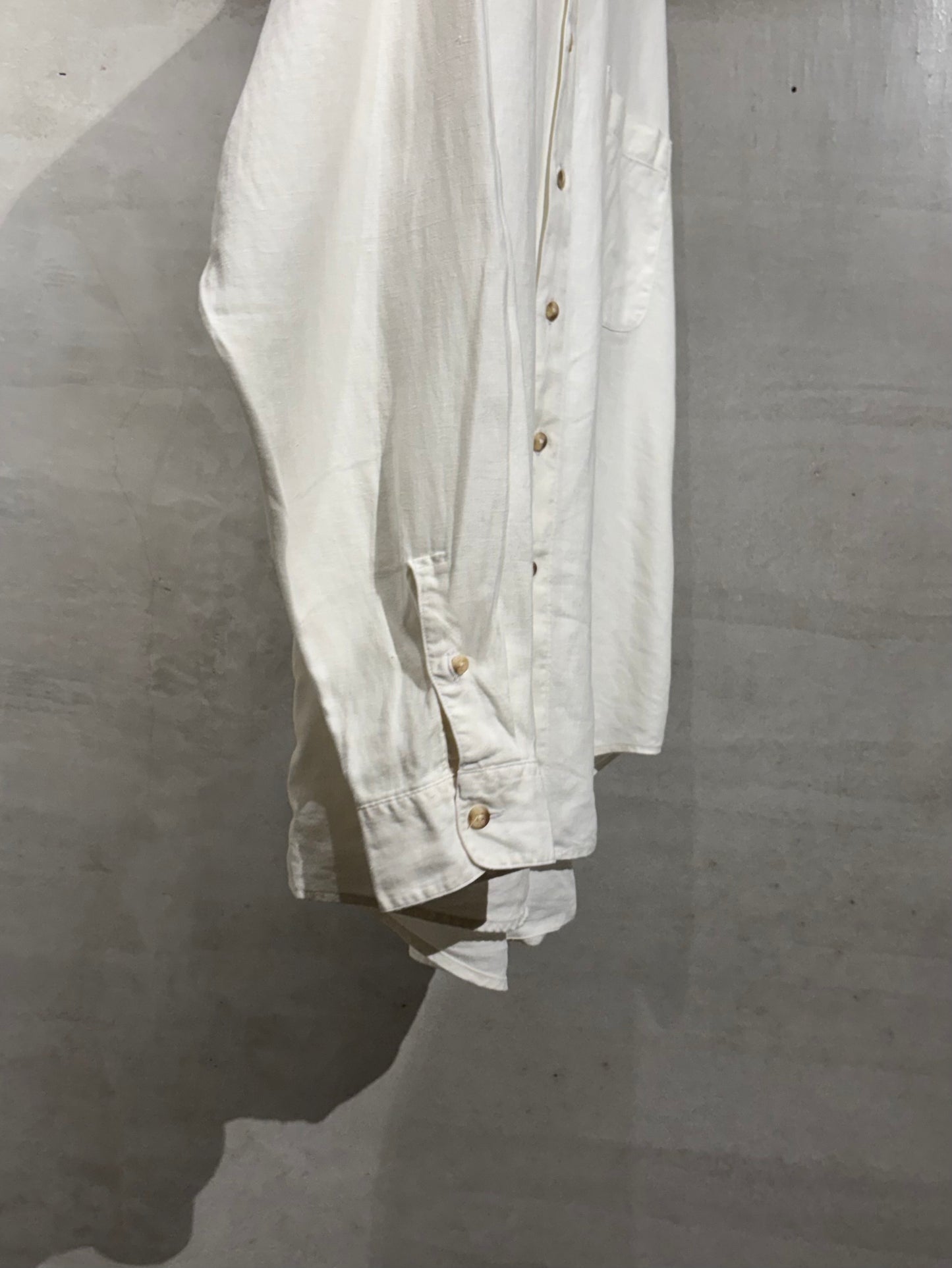 90's PERRY ELLIS linen shirt