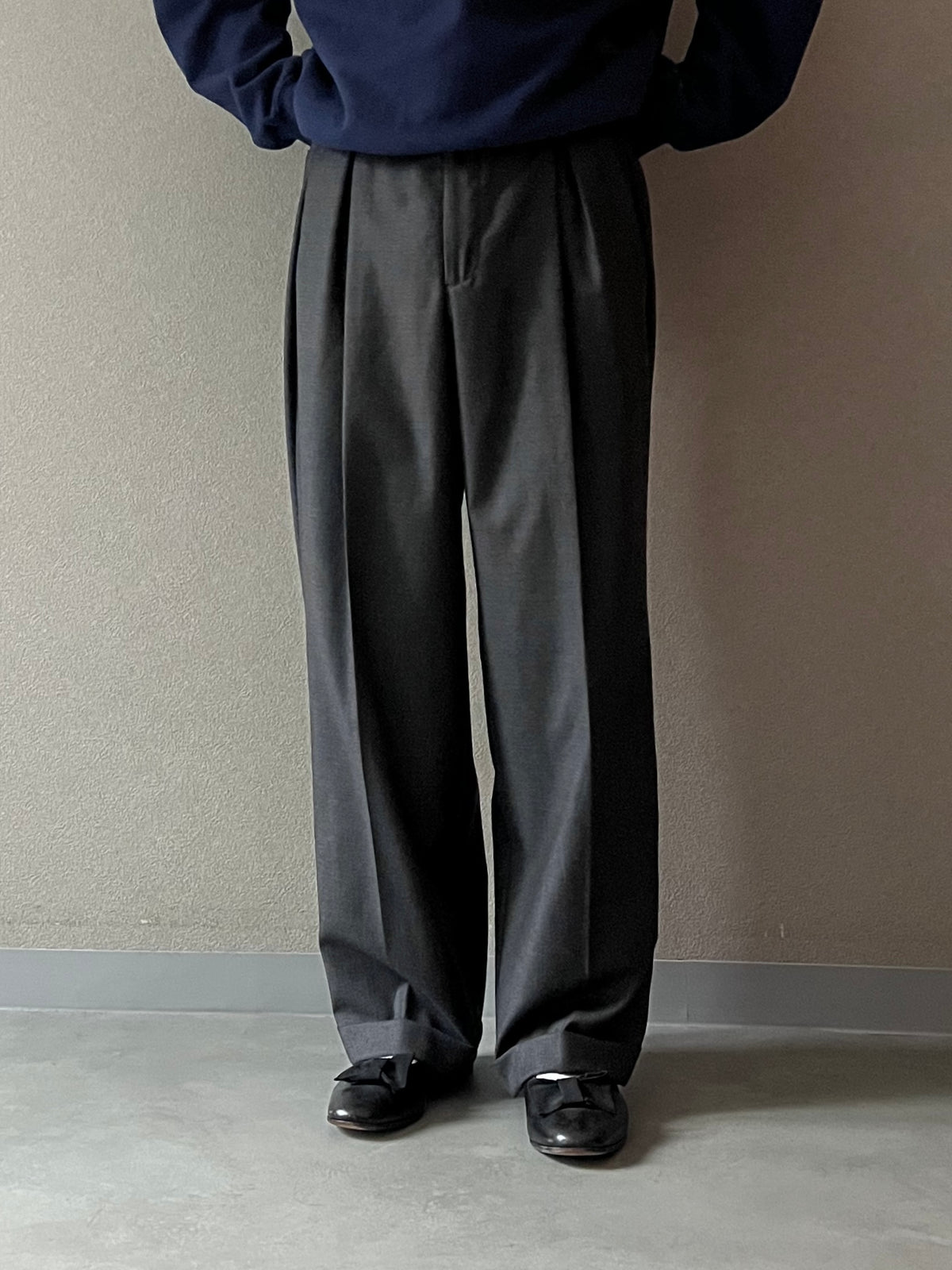 90's ARMANI wool slacks “Made in ITALY”