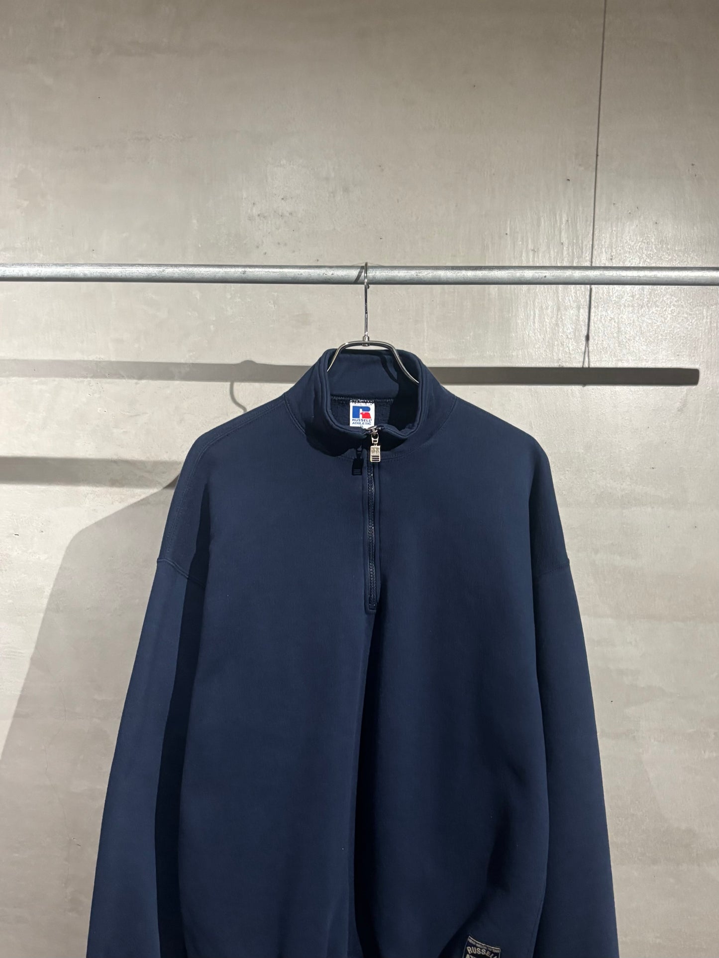90's RUSSELL half zip sweater “Made in USA”