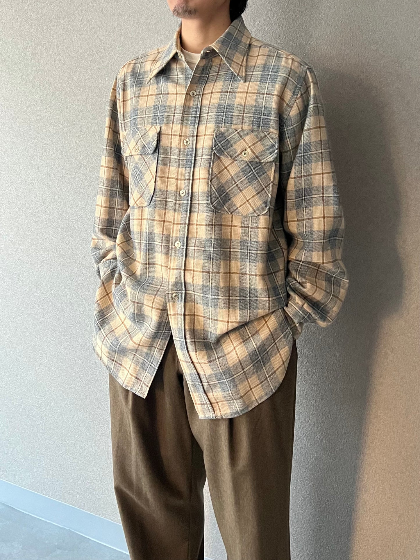 70's Pendleton wool shirt “Made in USA”