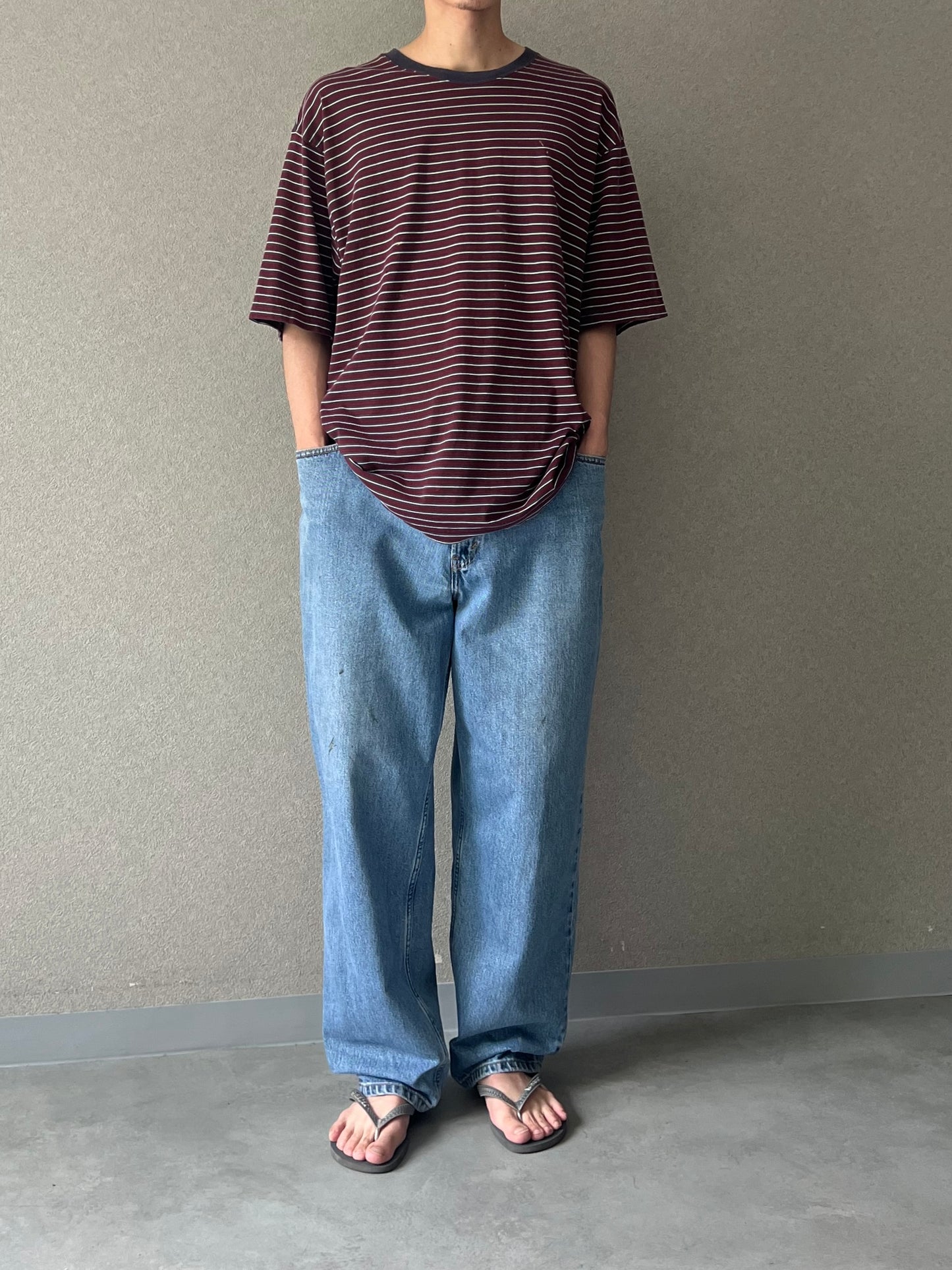 00's GAP border t-shirt
