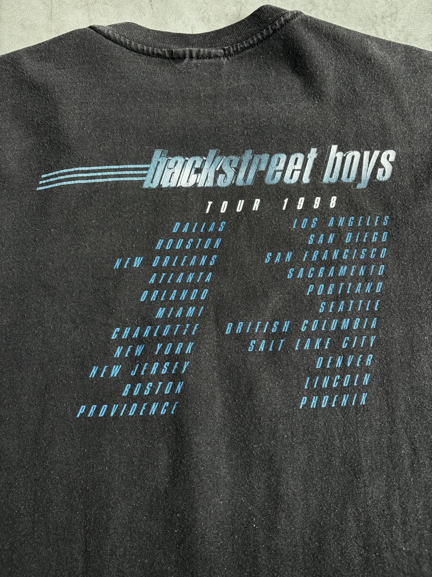 90's Backstreet Boyz music t-shirt