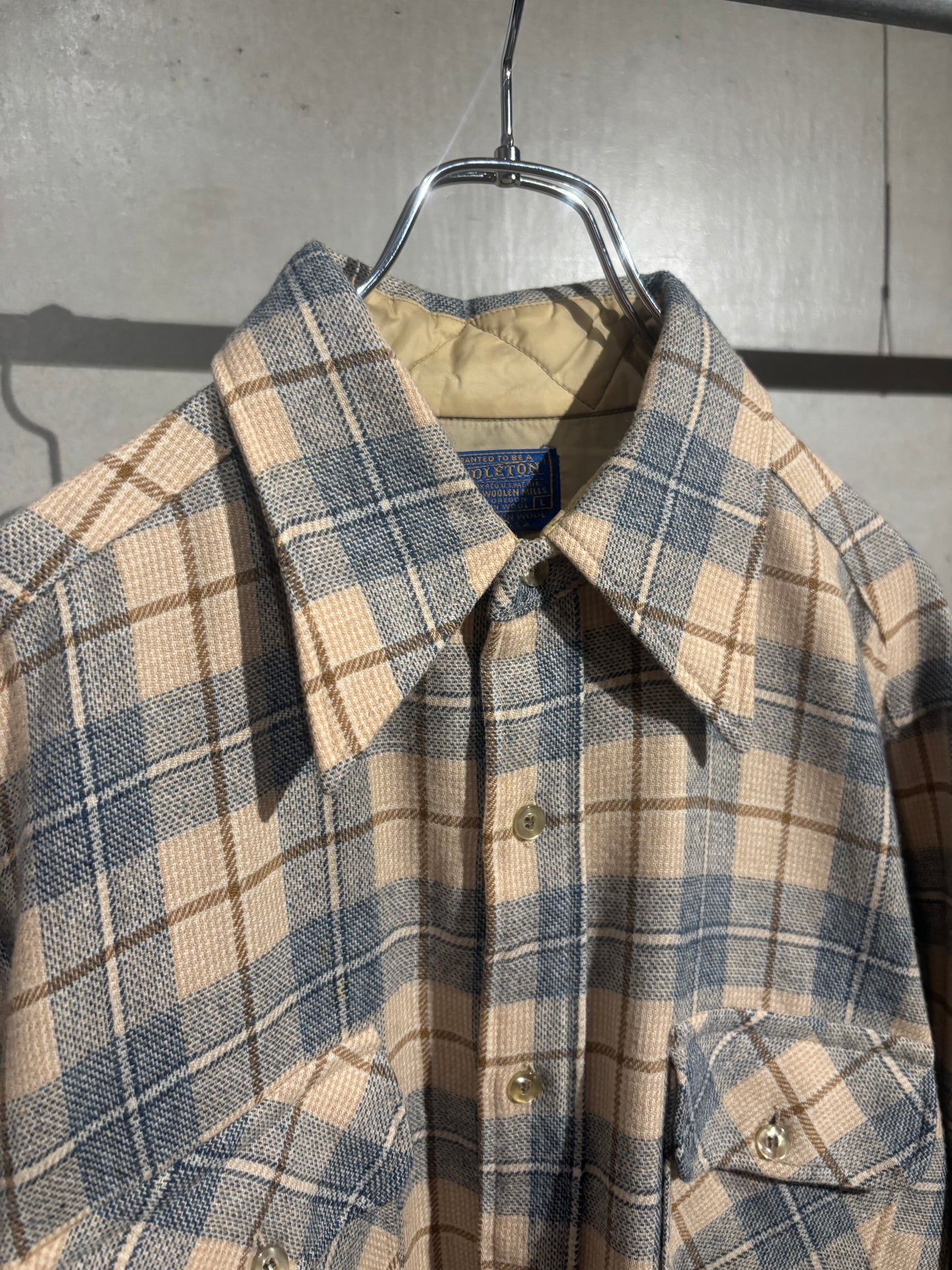 70's Pendleton wool shirt “Made in USA”