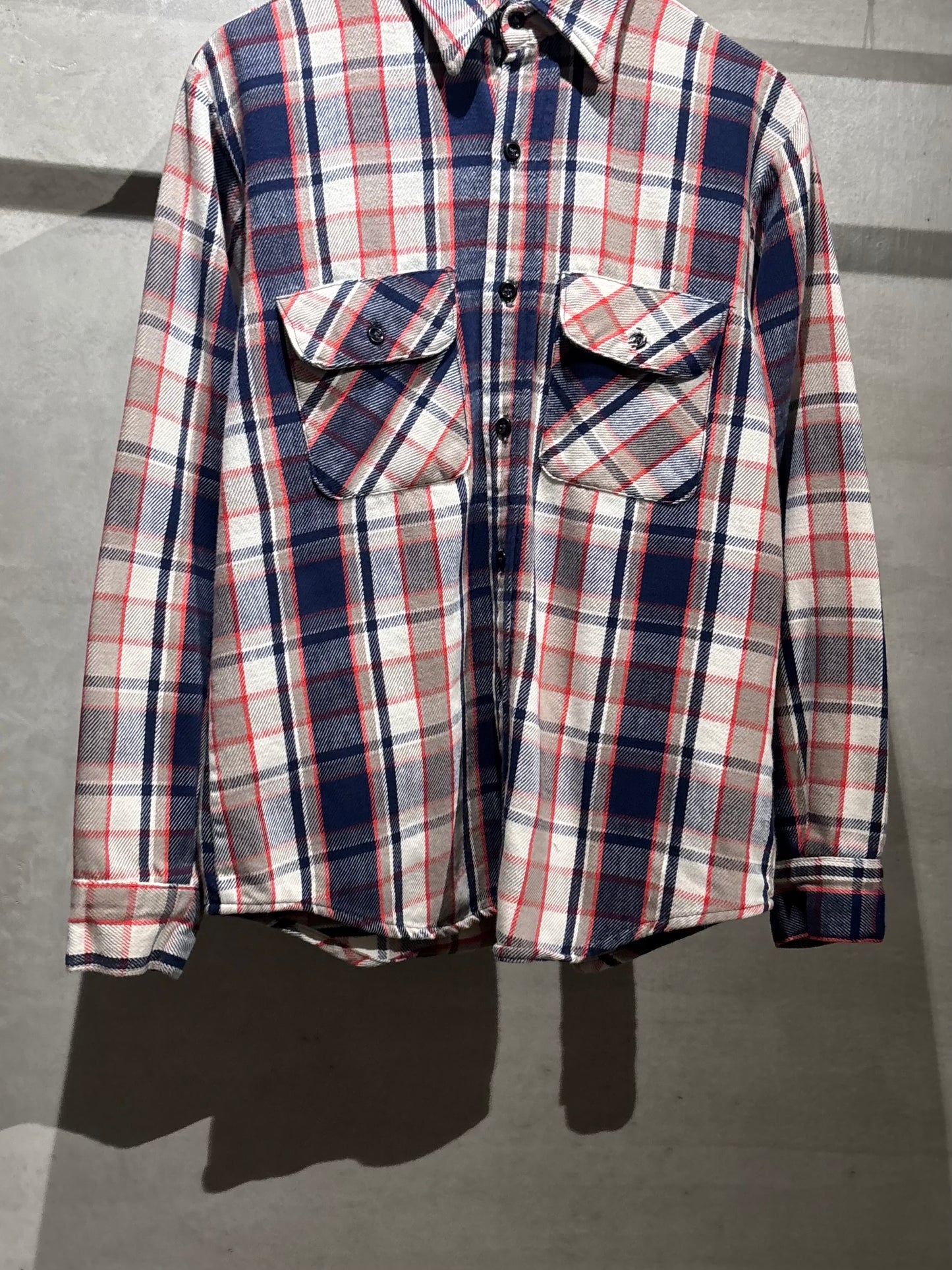 80's FIVE BROTHER flannel shirt "Made in USA"