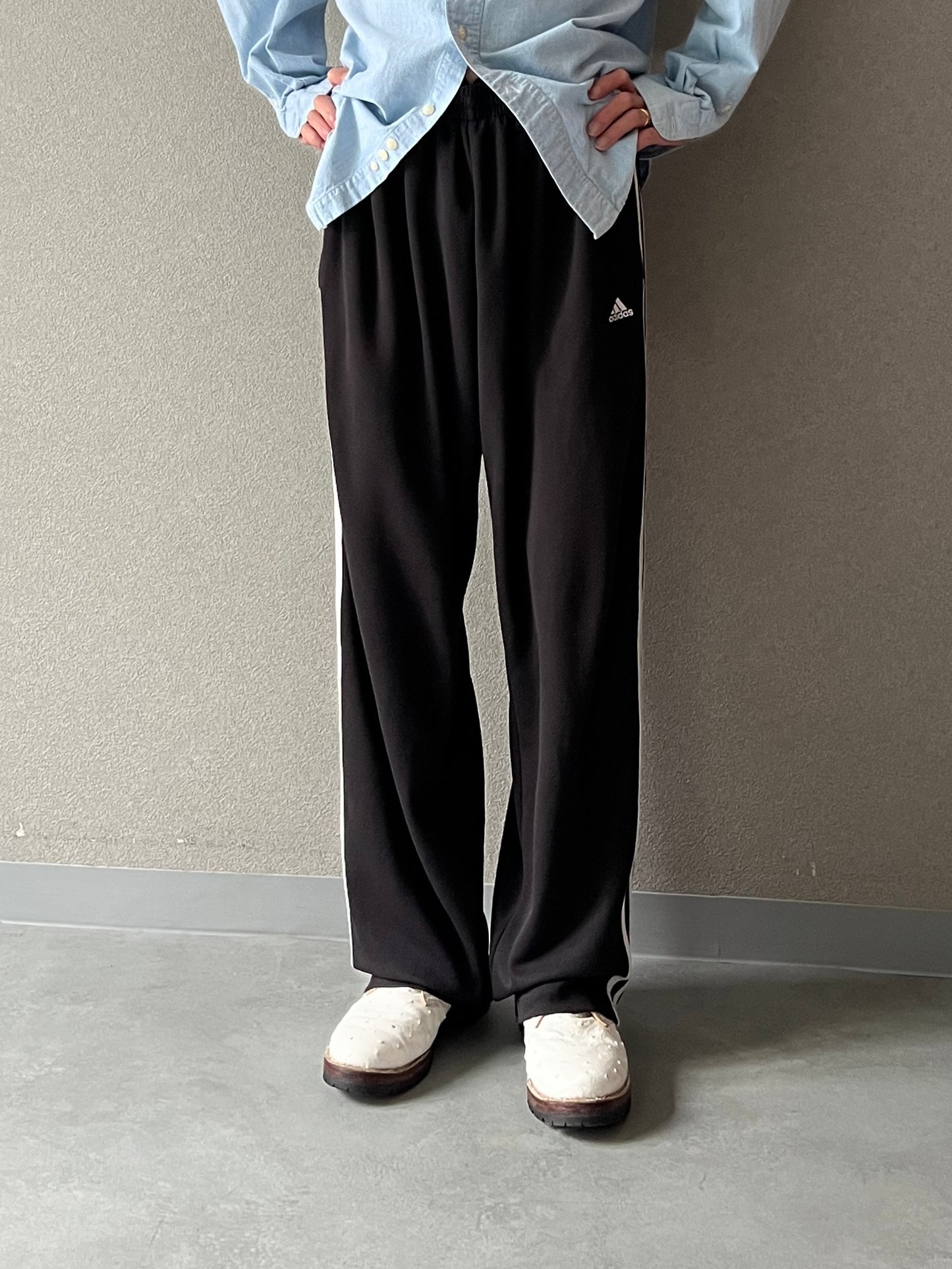 00's adidas mesh track pants