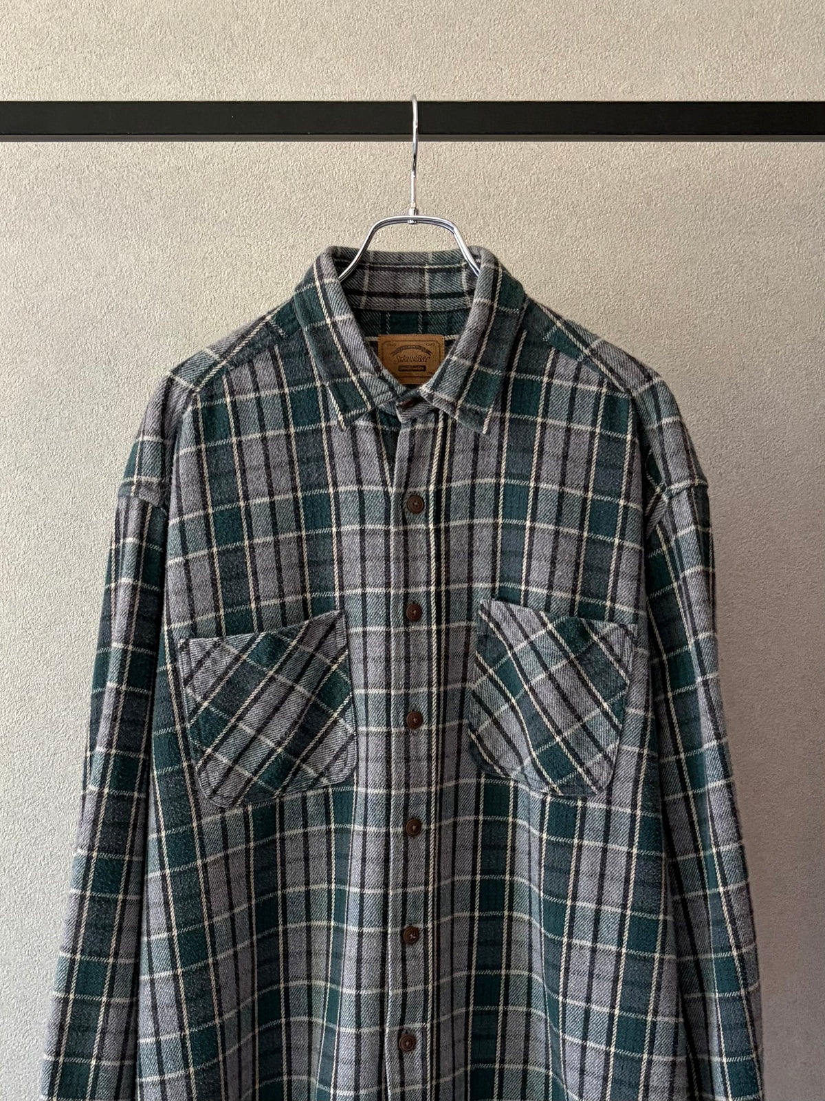 00's ST.JOHN'S BAY flannel shirt