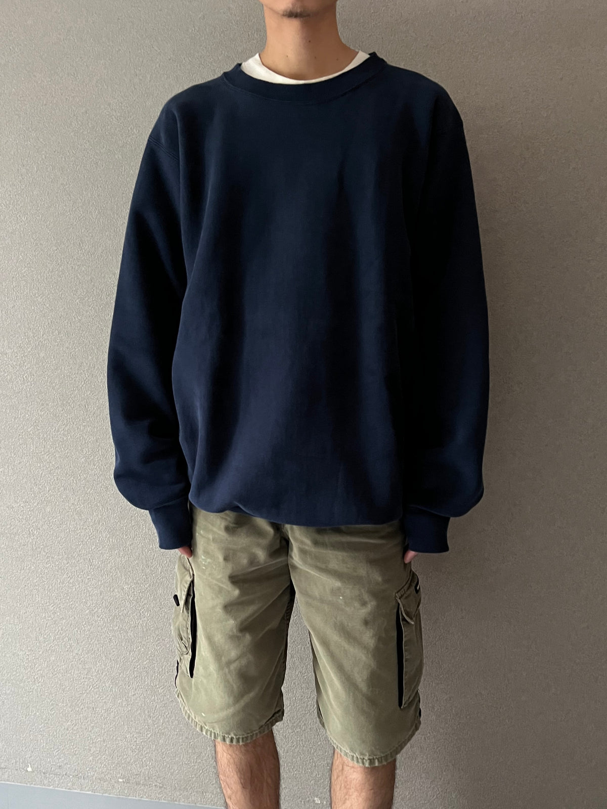 90's LANDS' END × Champion REVERSE WEAVE “Made in USA”