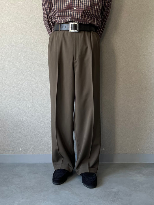 90's PRONT-UOMO wool slacks “Made in ITALY”