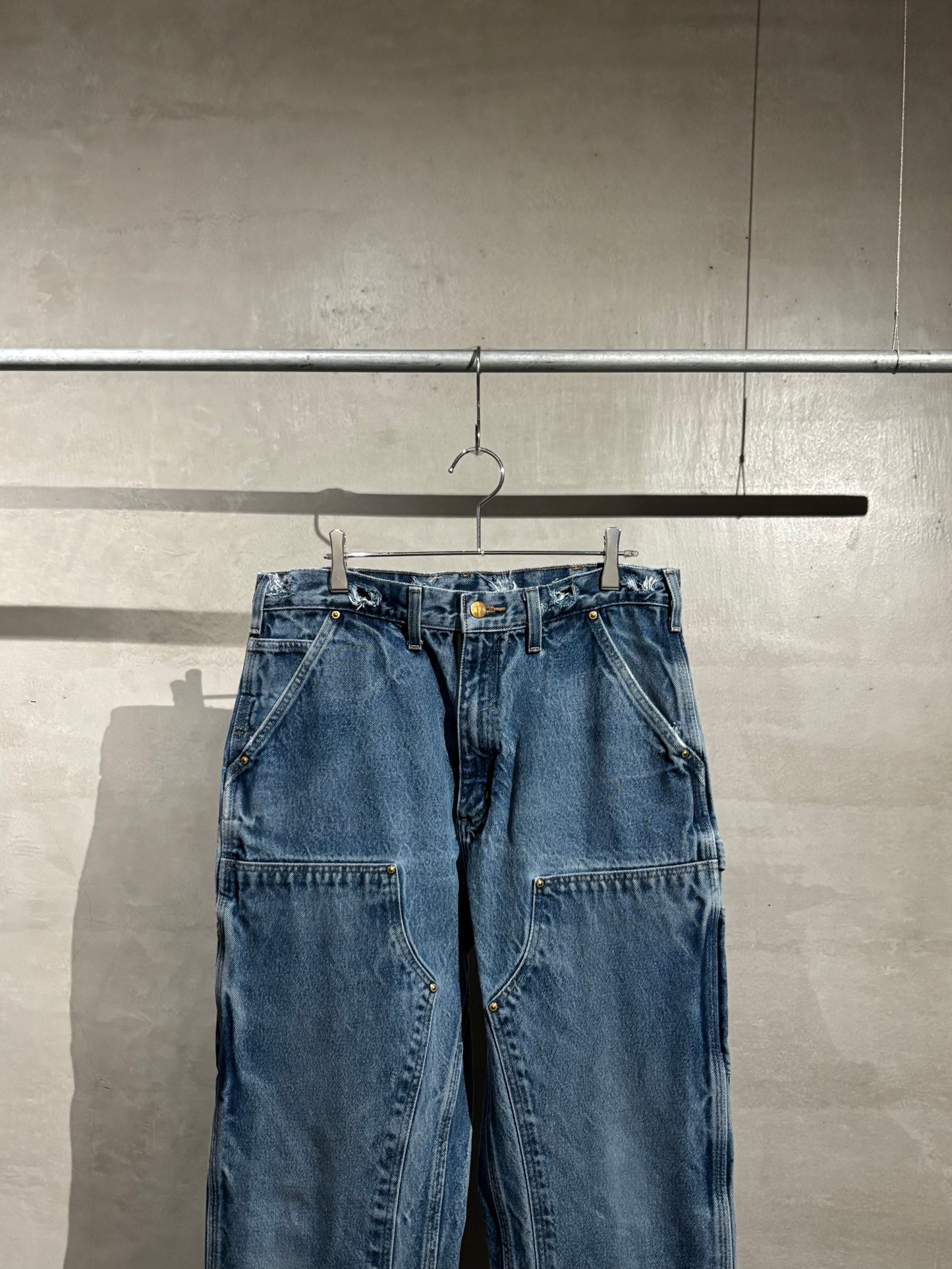 00's carhartt denim double knee  painter pants