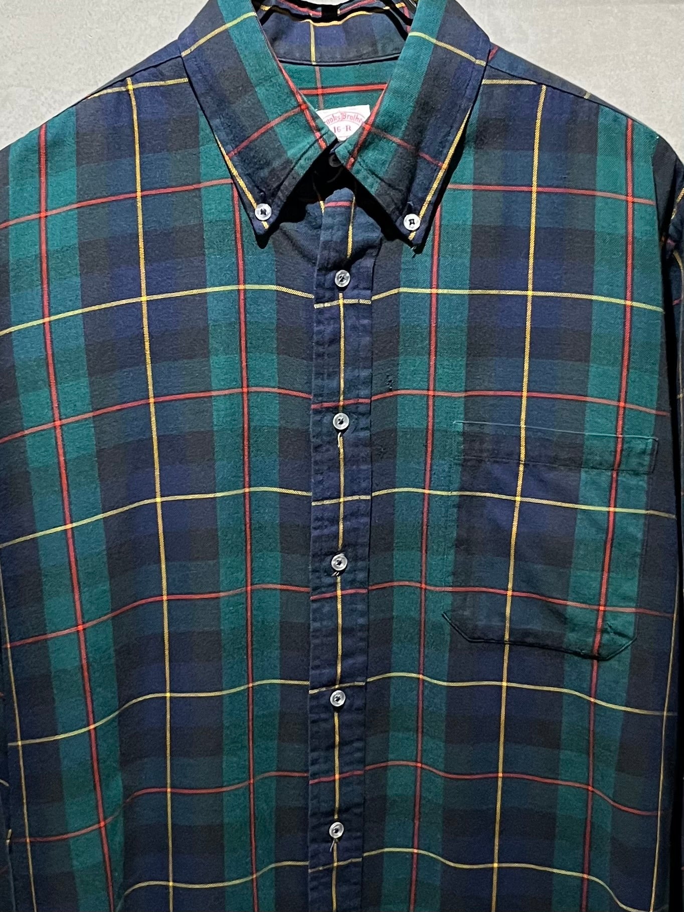 80's Brooks Brothers flannel shirt "Made in USA"