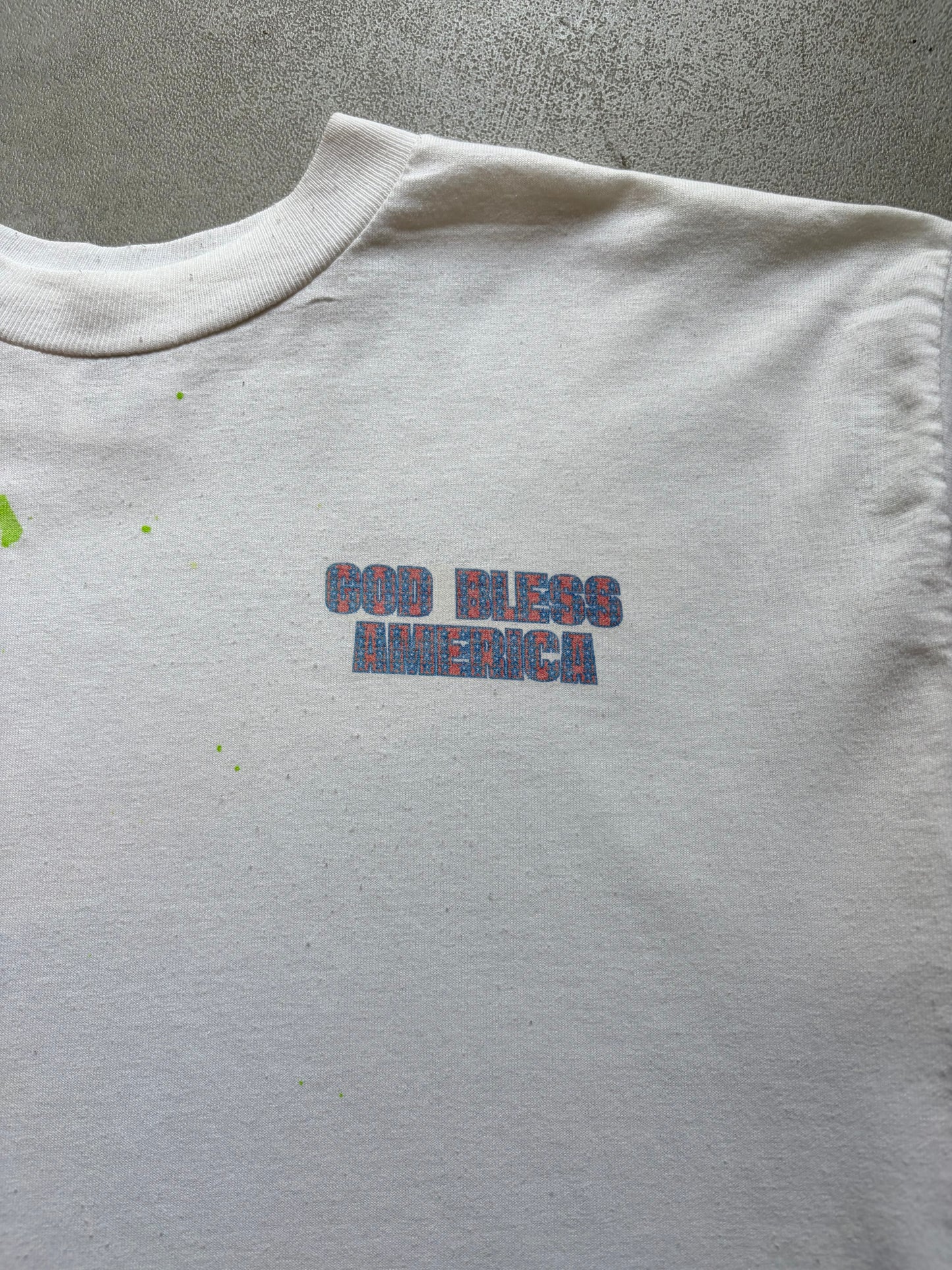 90's GOD BLESS AMERICA music t-shirt "Made in USA"