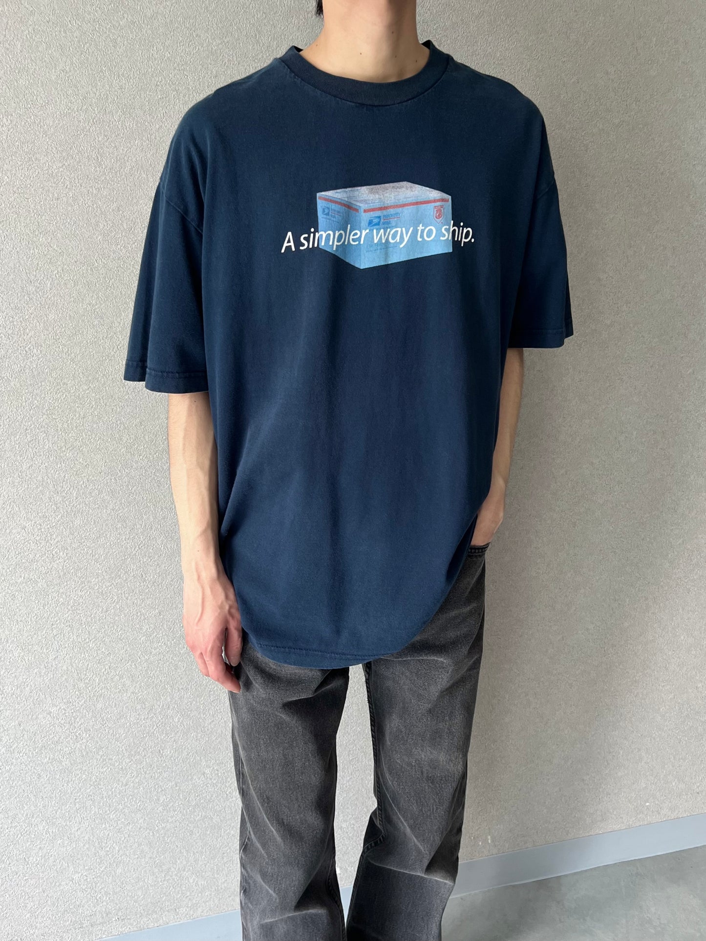 90's USPS printed t-shirt "Made in USA"