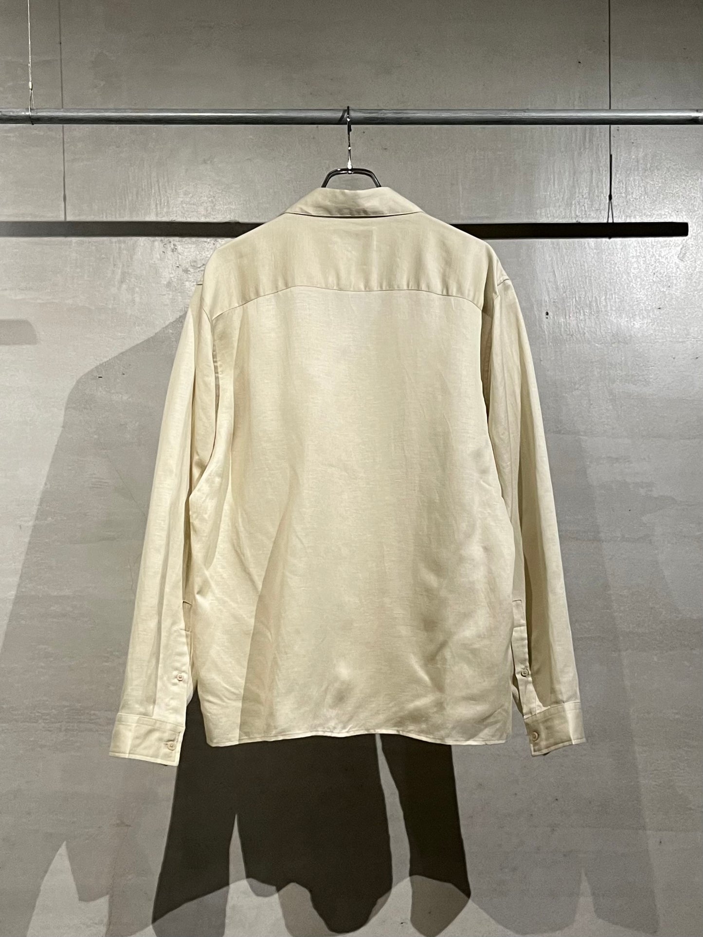 10's I・N・C linen open collor shirt