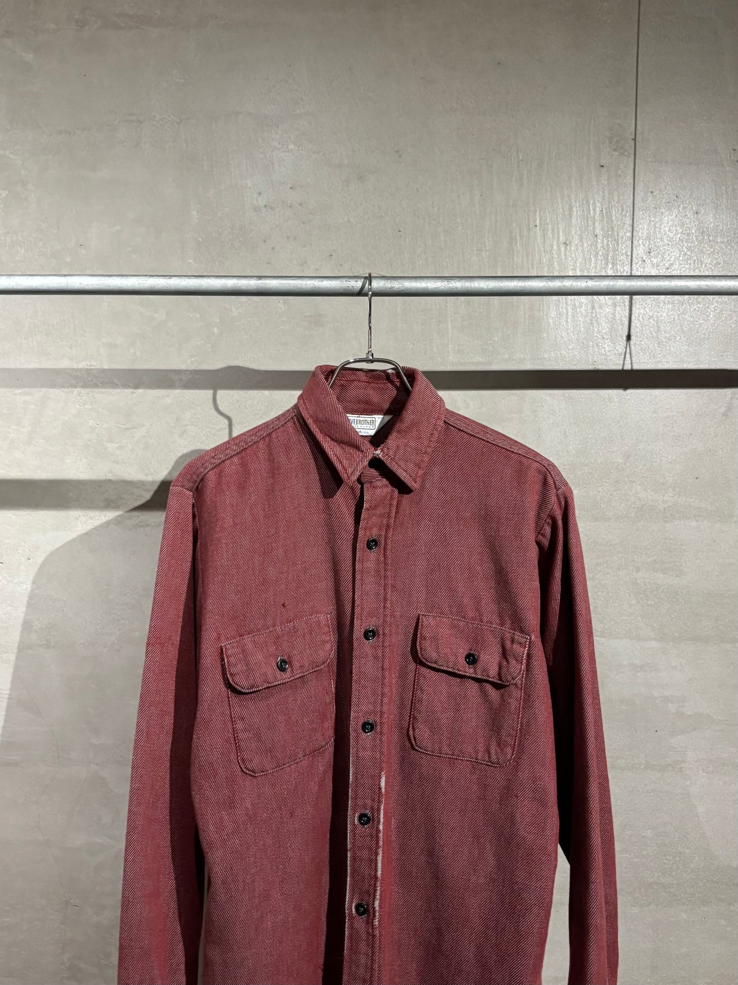 80's FIVE BROTERS flannel shirt "Made in USA"