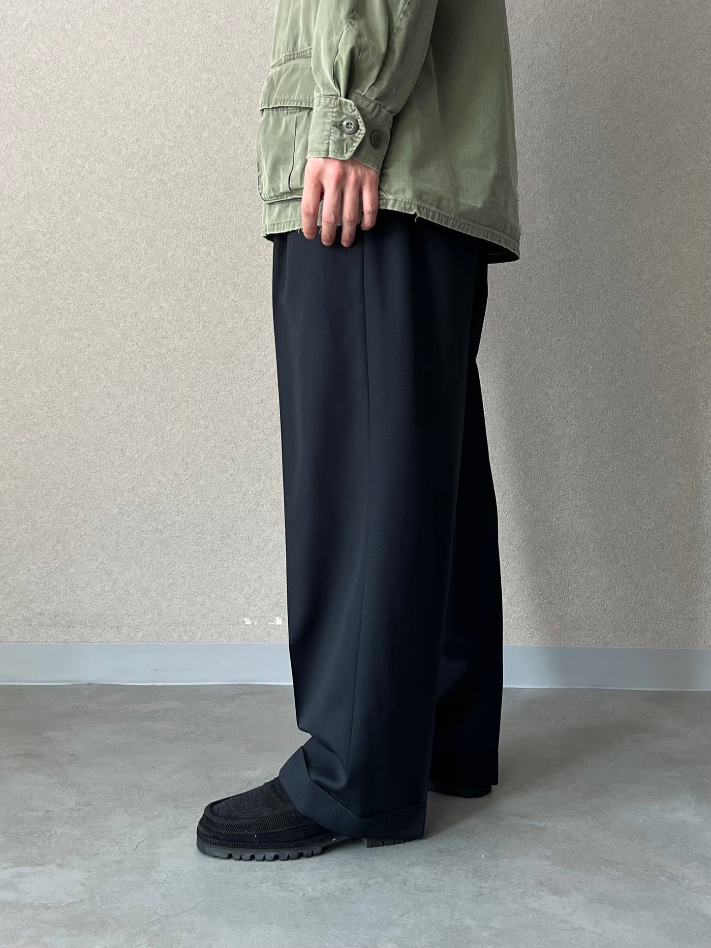 90's zanella wool slacks “Made in ITALY”