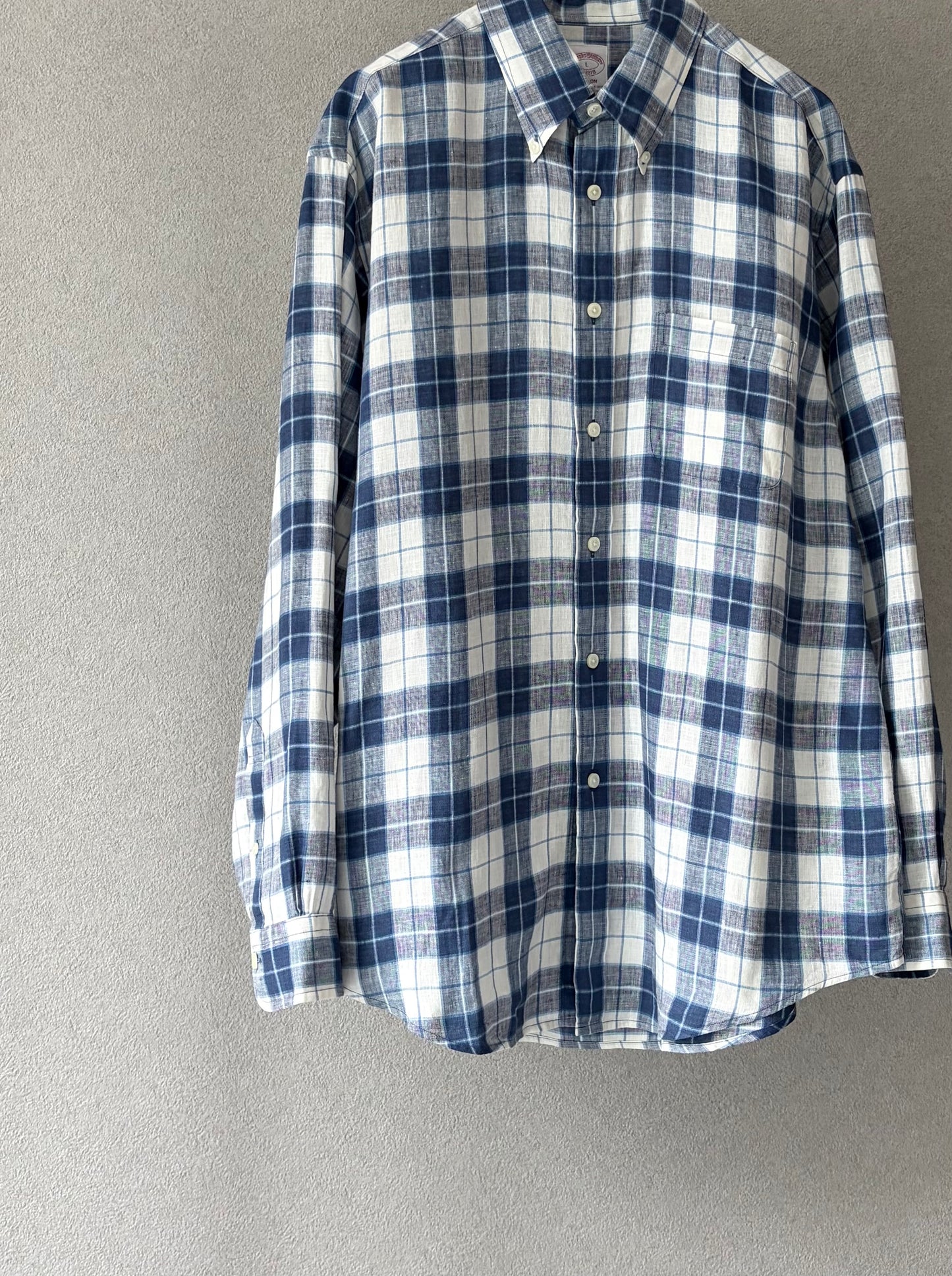 00's Brooks Brothers linen BD shirt
