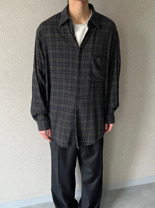 90's PERRY ELLIS rayon shirt