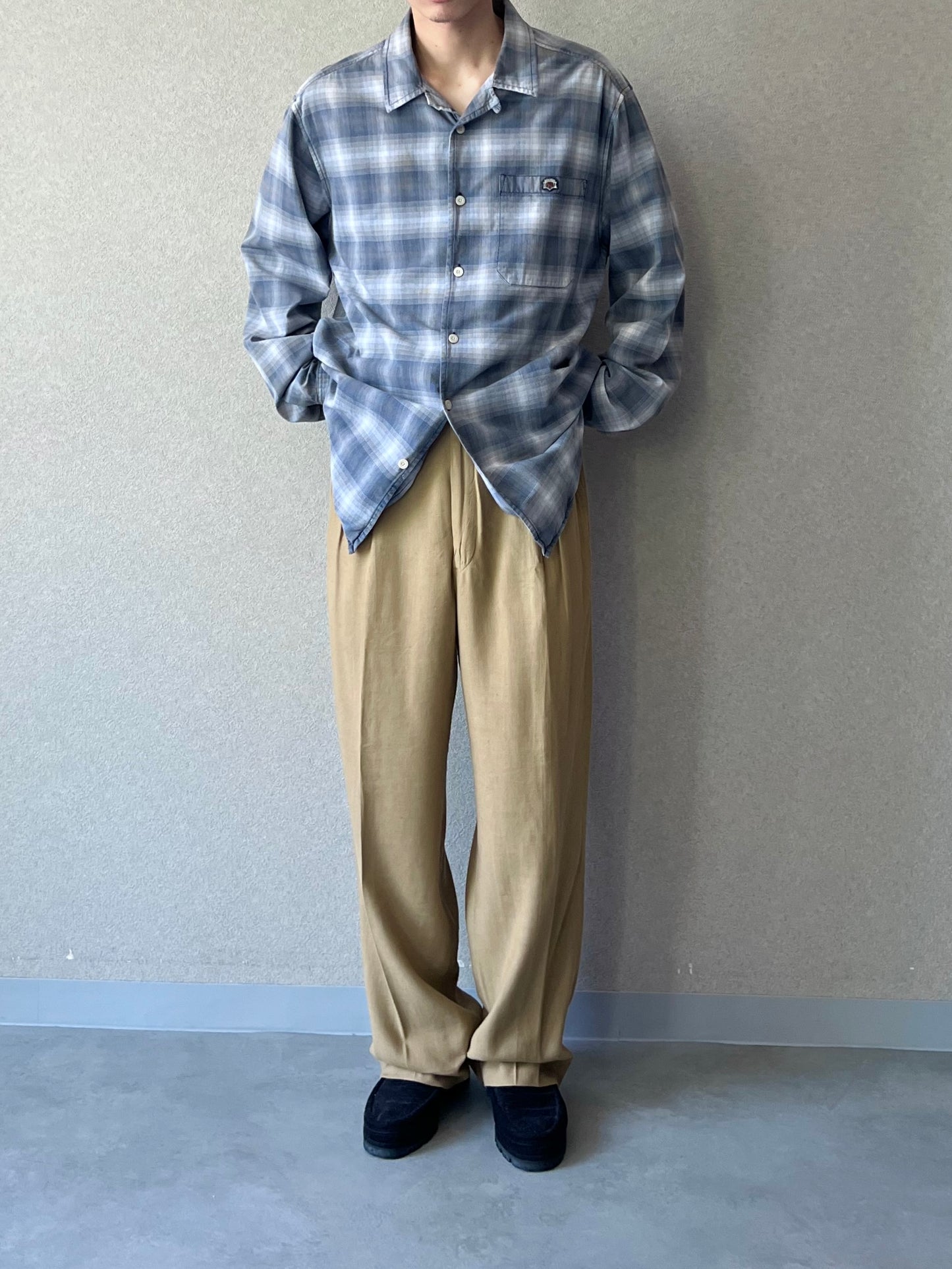 90's Calvin Klein linen slacks
