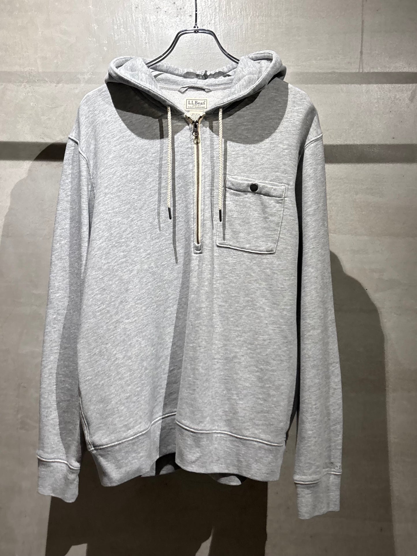 00's L.L.BEAN half zip sweat hoodie