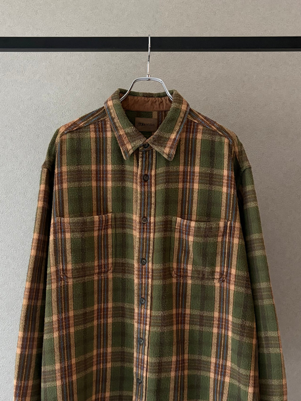 00's ST.JOHN'S BAY flannel shirt