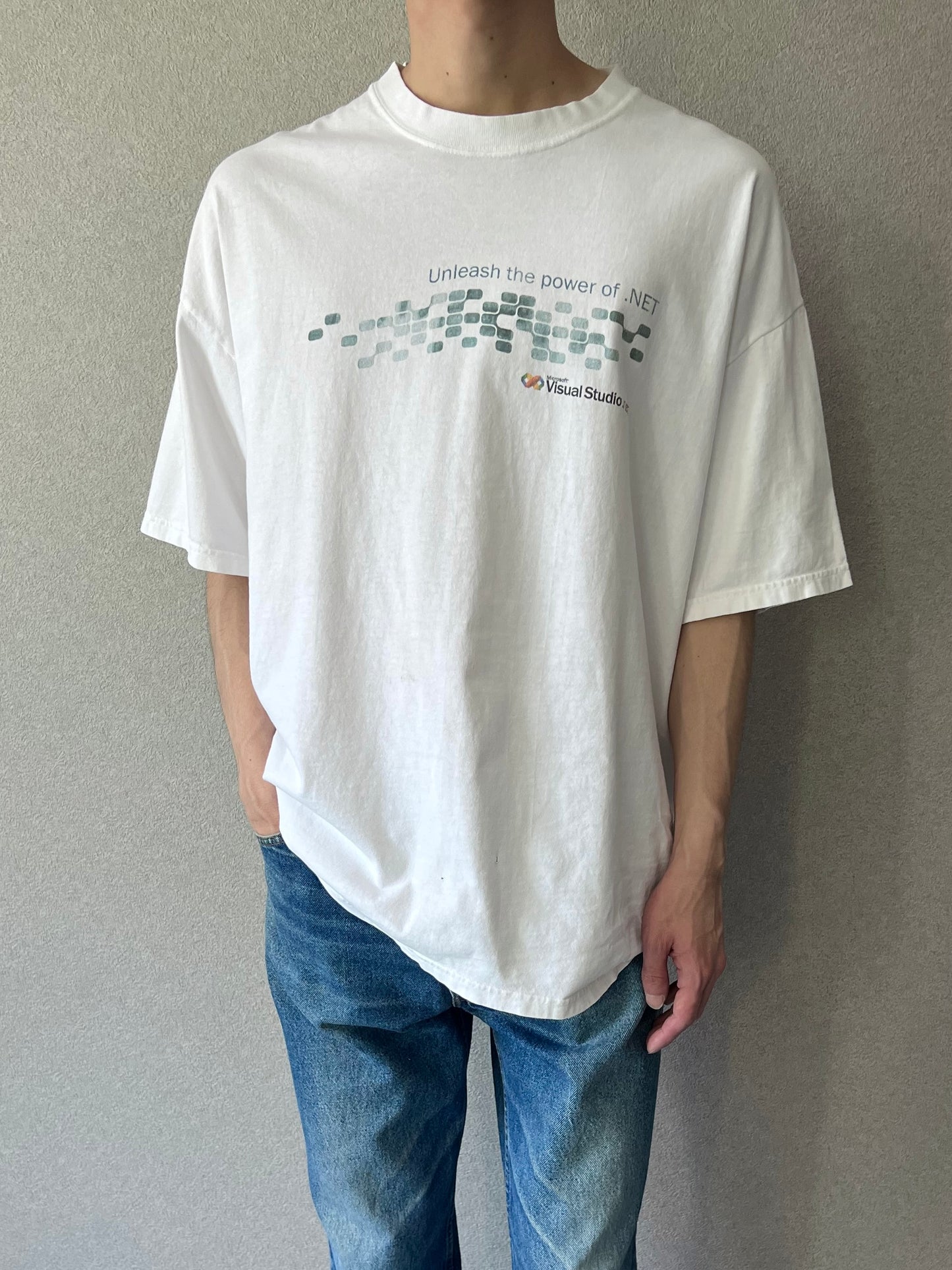 90's〜 Microsoft printed t-shirt