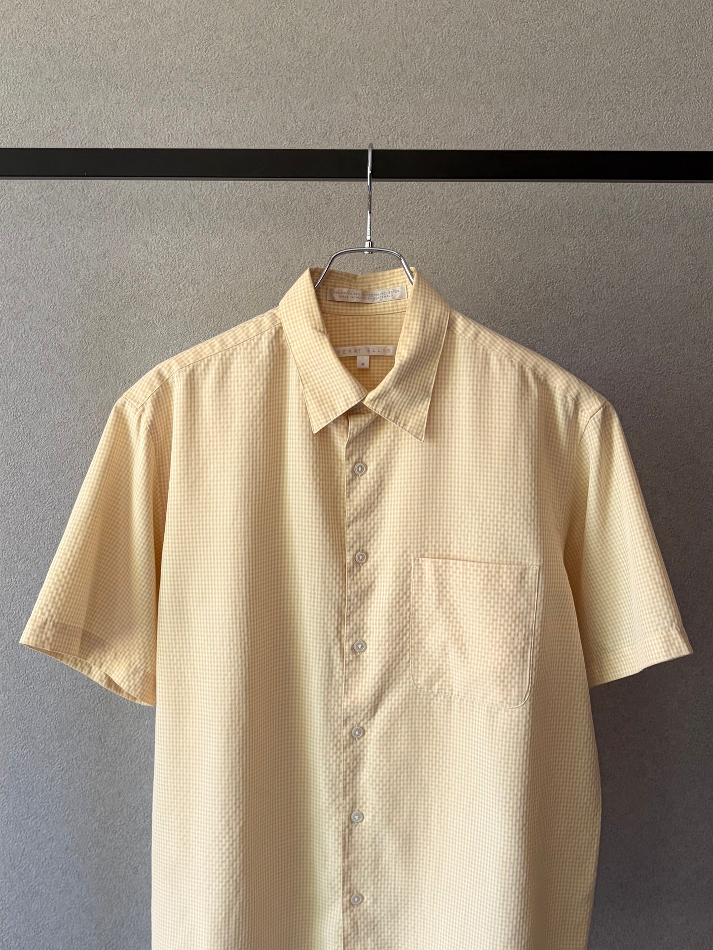 90's PERRY ELLIS S/S rayon shirt