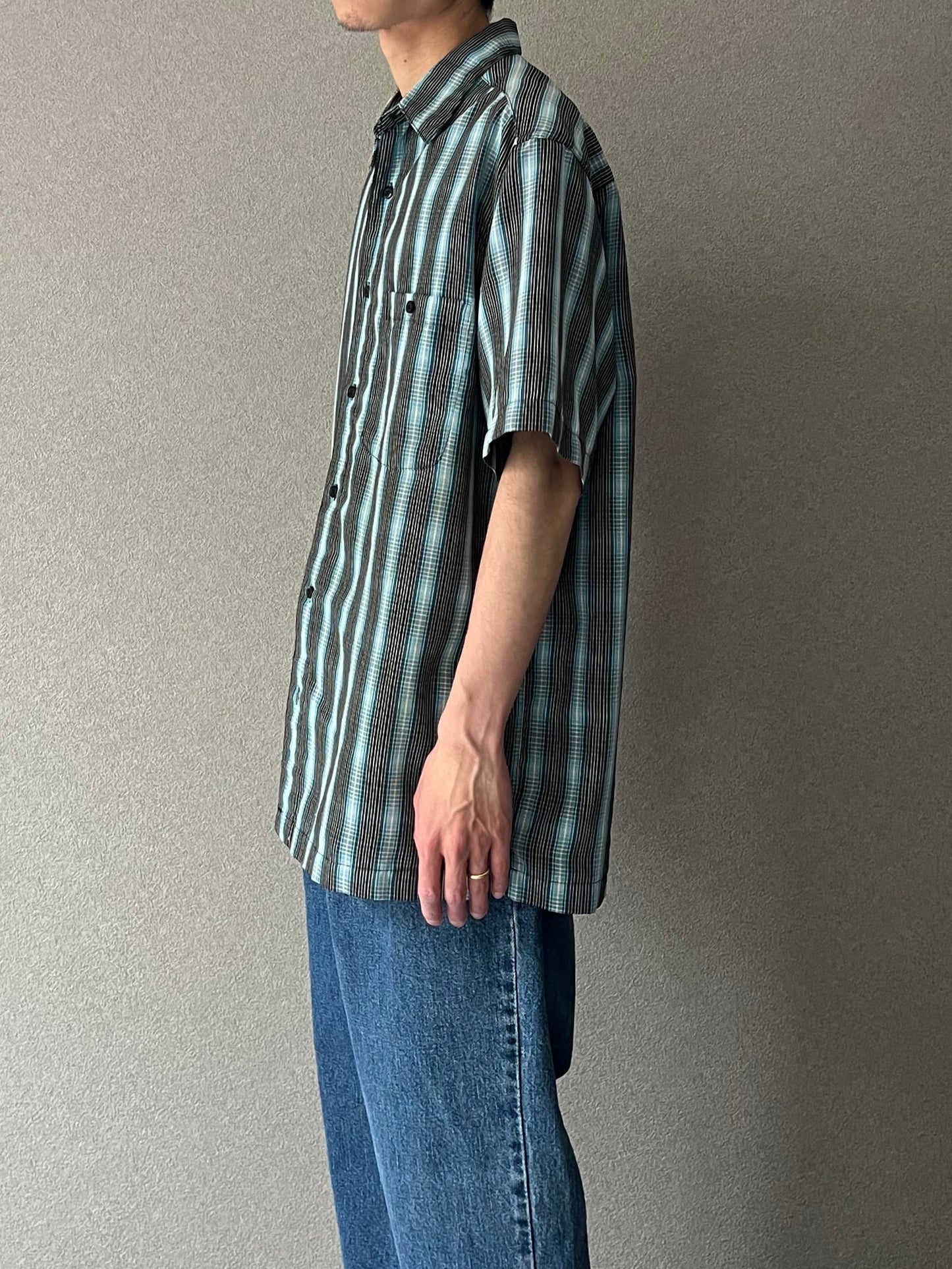 00's haggar S/S shirt