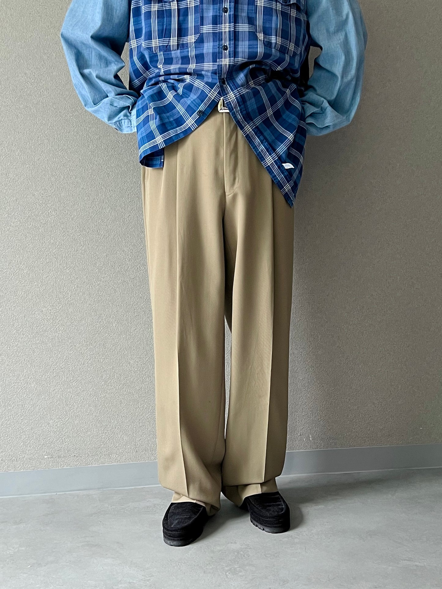 80's GIVENCHY wool slacks "Made in USA"